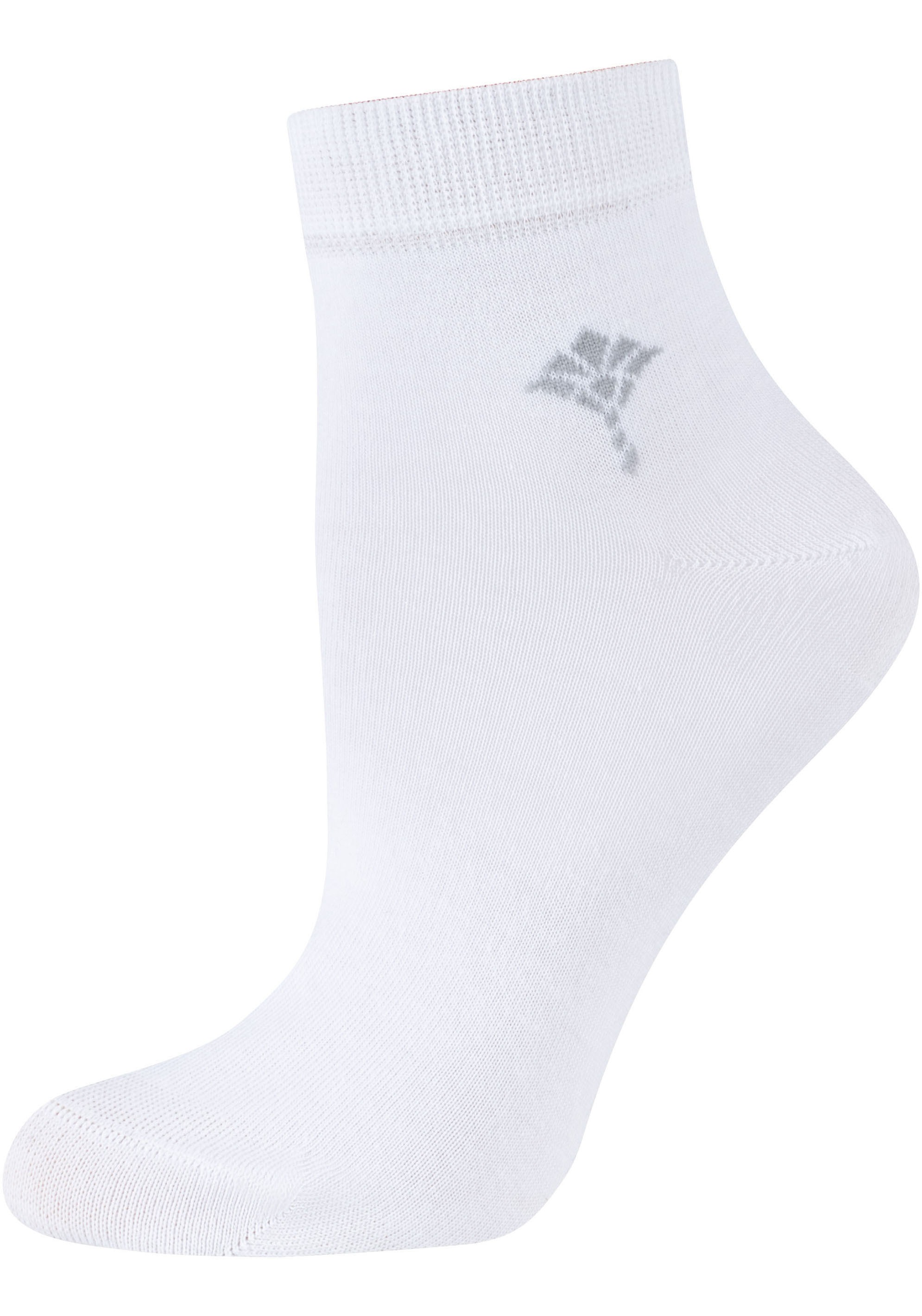 JOOP! Kurzsocken »for your daily glam«, (4 Paar), mit weichem Fussbett