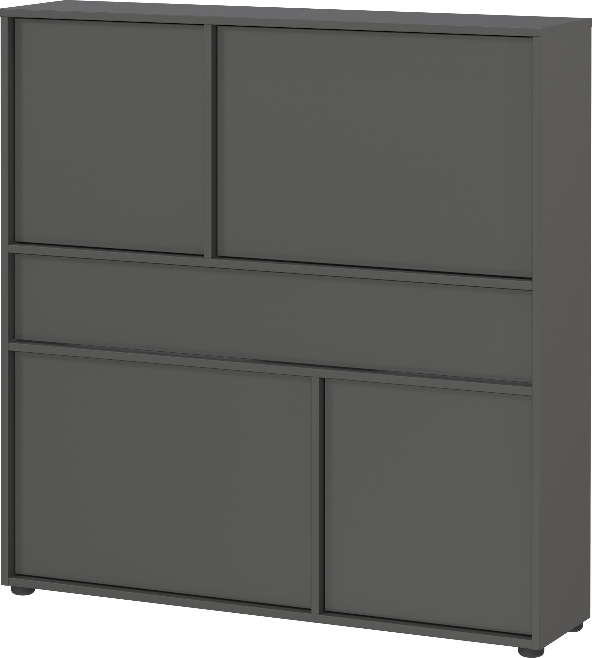 Image of GERMANIA Mehrzweckschrank "Ameca 2.0" stehend montierbar; Flurschrank in geringer Tiefe, Breite 105 cm