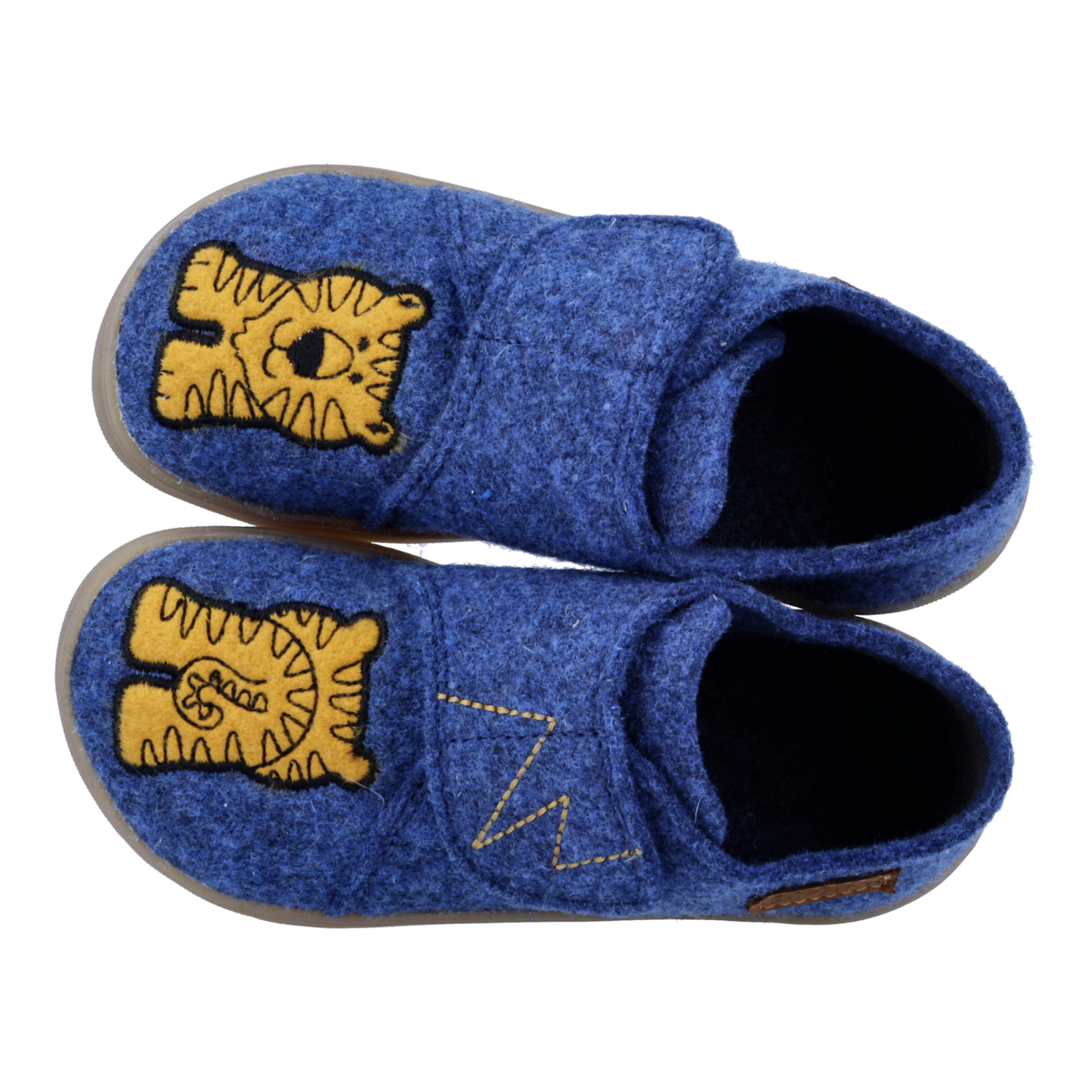 Richter Chaussures pieds nus »Fun (Felt)«  chausson avec motif tigre, gabarit de taille à télécharger