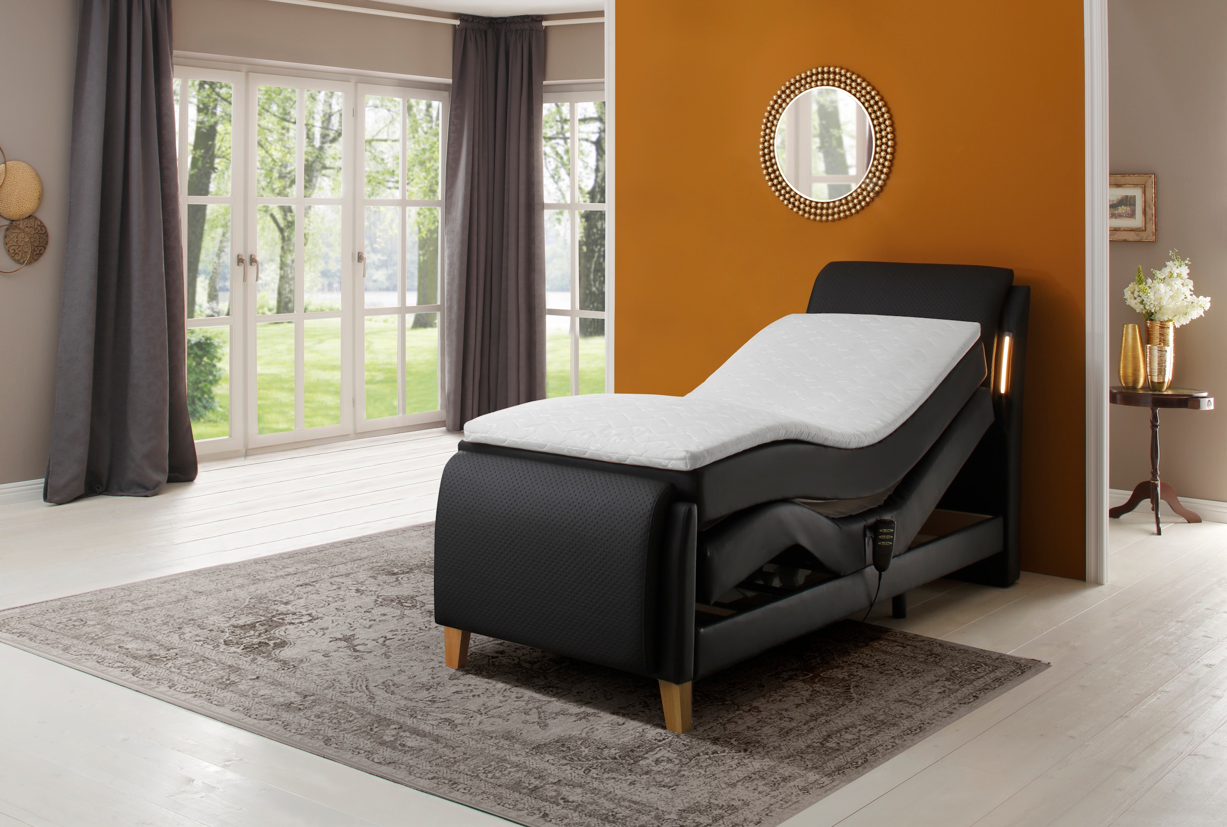 Home affaire Boxspringbett »Messina2« Liegekomfort elektrisch Verstellbar