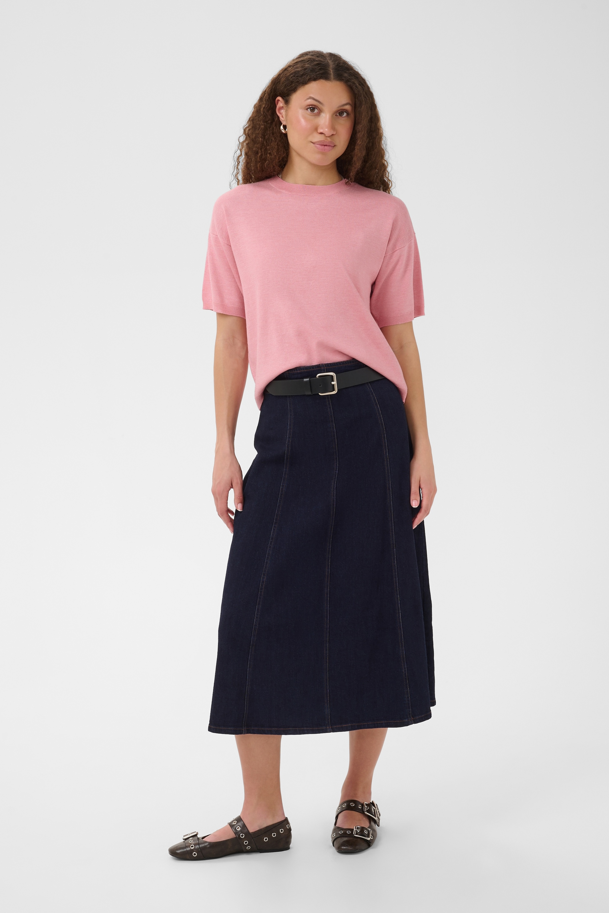 Saint Tropez Pull en tricot »MilaSZ Boxy SS Pullover« Viskosemischung, Oversize fit