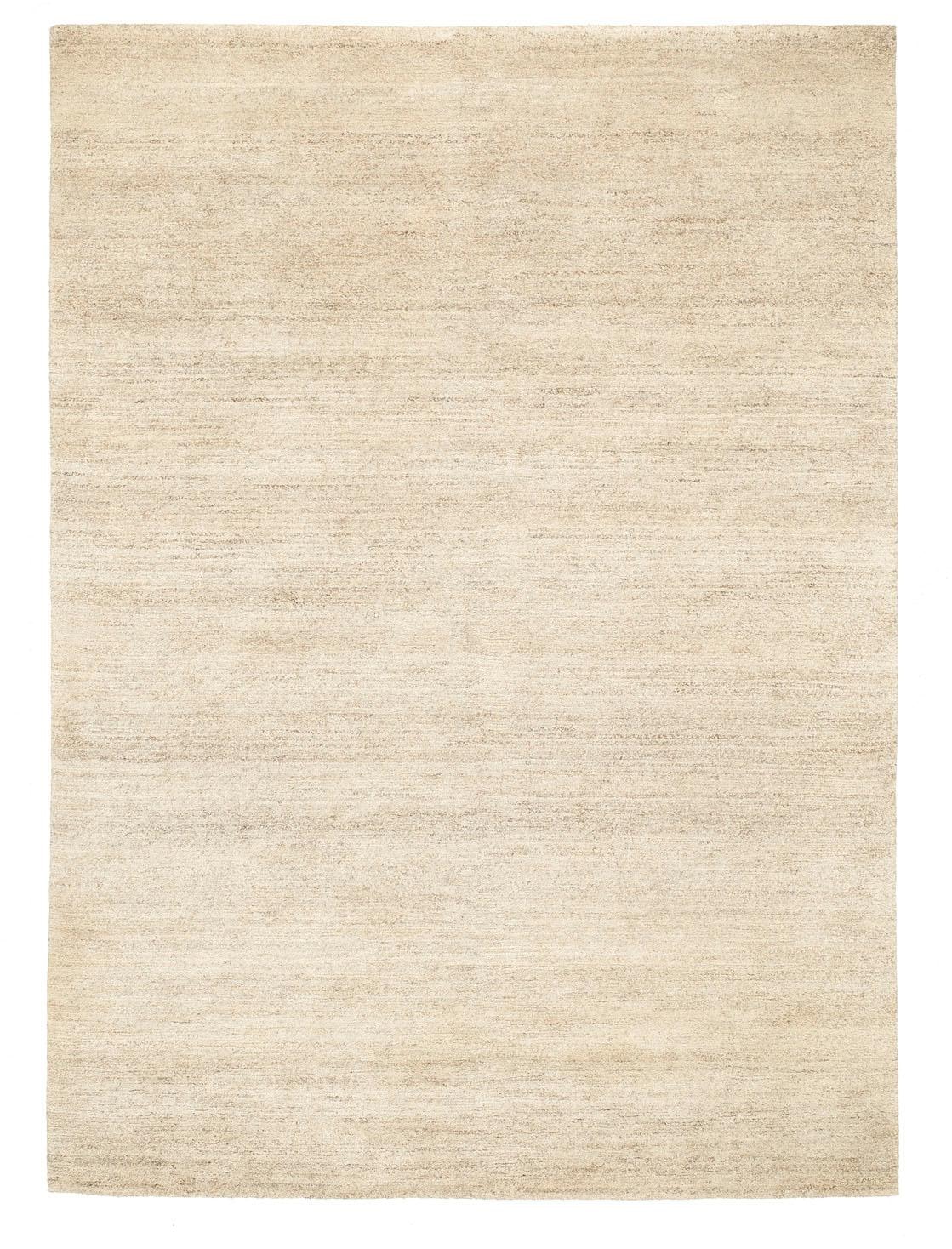 OCI DIE TEPPICHMARKE Tapis d'Orient »Davina Uni« Rectangulaire 20 mm Höhe handgeknüpft, echter Nepal Wollteppich, Wohnzimmer