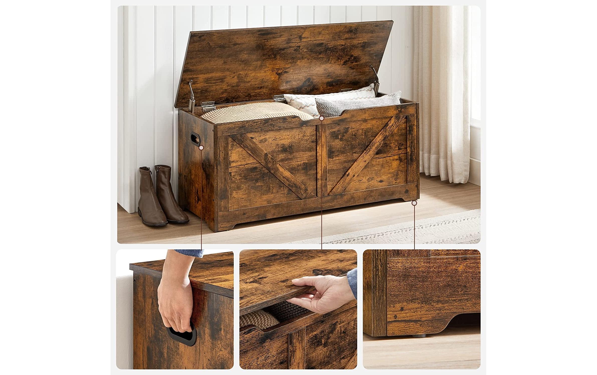 VASAGLE Sitztruhe »100 x 40 x 46 cm«
