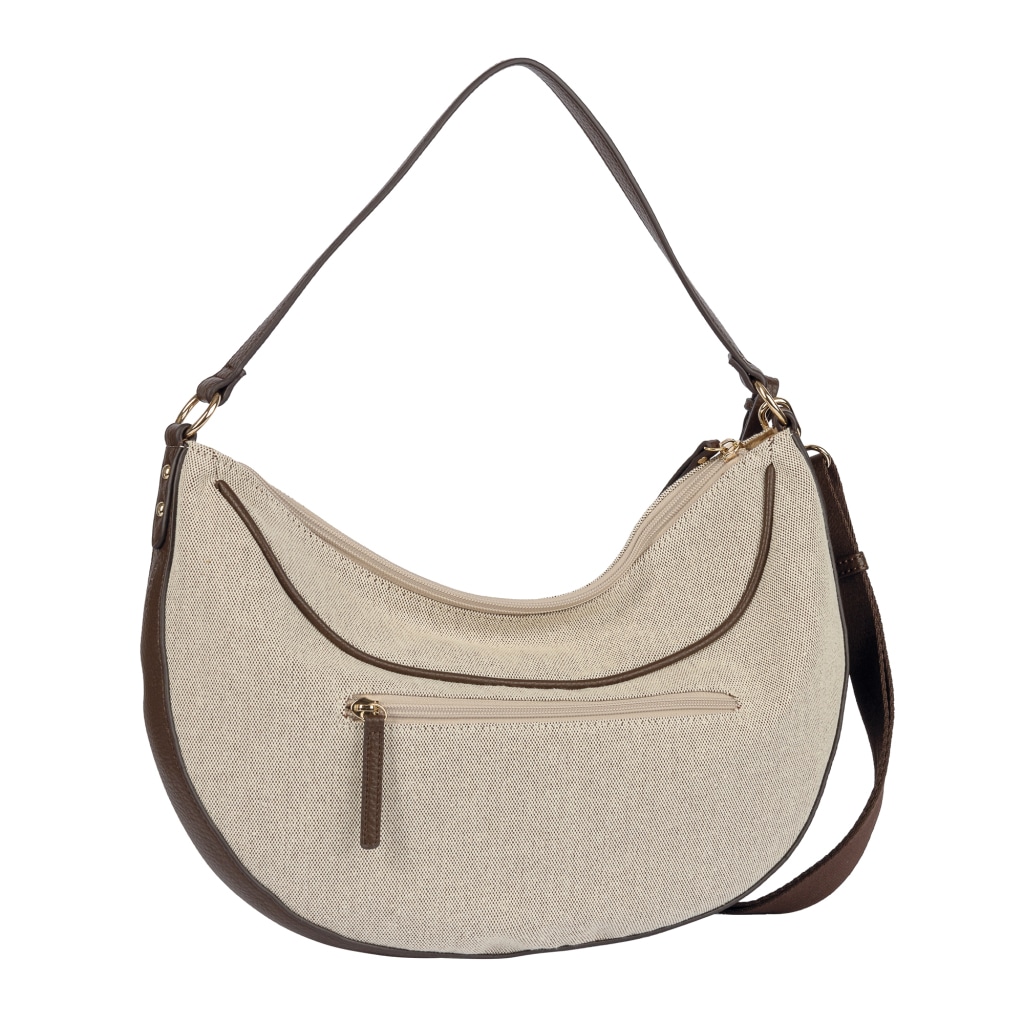 Gabor Hobo »Sibylla« en toile canvas avec imitation cuir noble, détails métalliques brillants et sangle