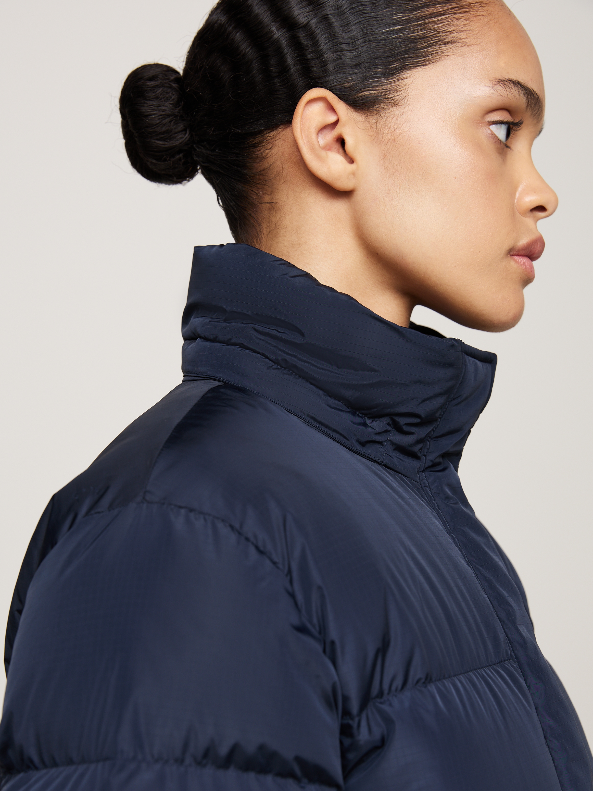 Tommy Jeans Steppmantel »TJW ALASKA LONG PUFFER EXT«, mit Logostickerei