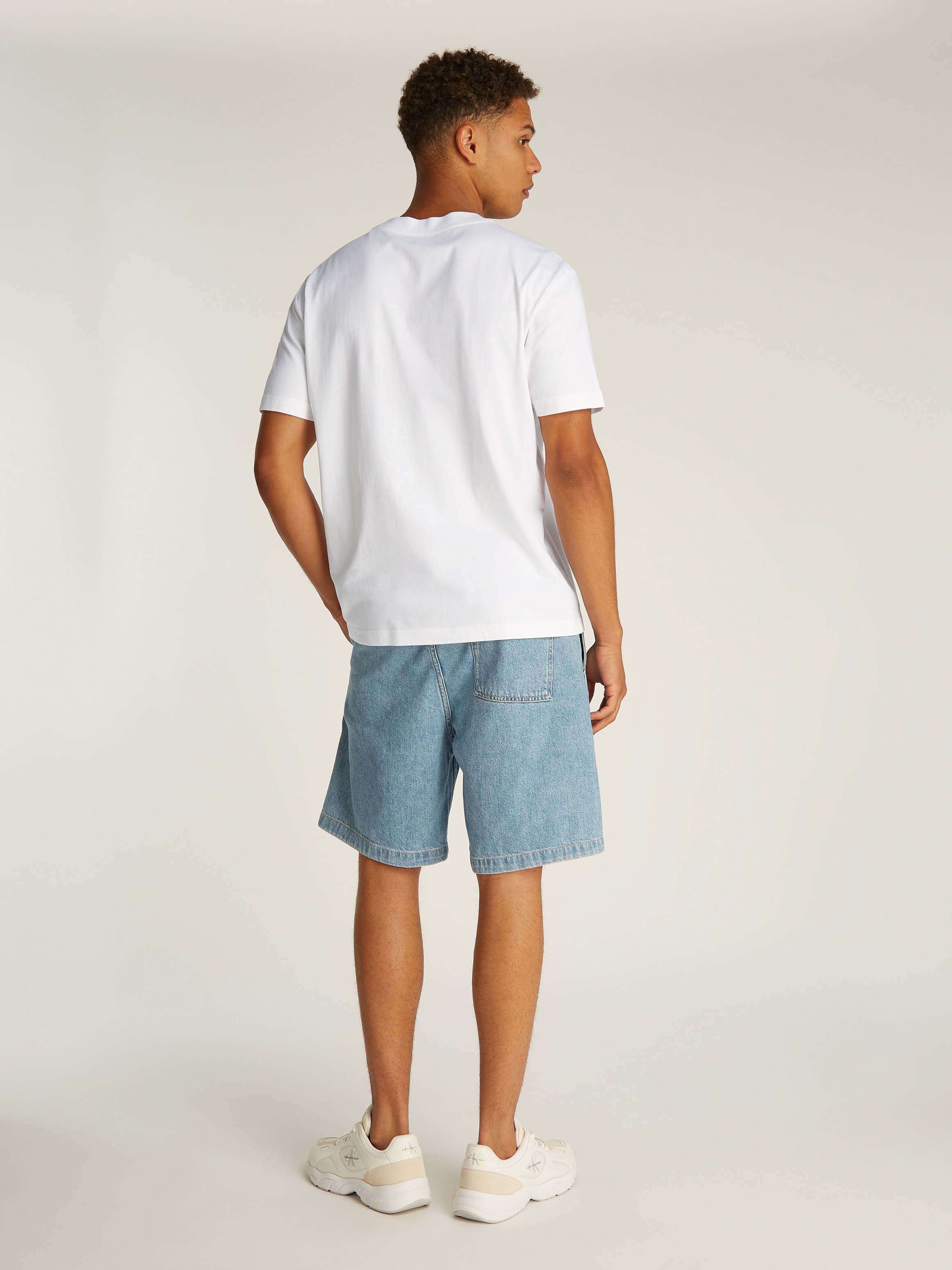 Calvin Klein Jeans T-Shirt »MONOLOGO SHIFT TEE«, mit grossem Logodruck