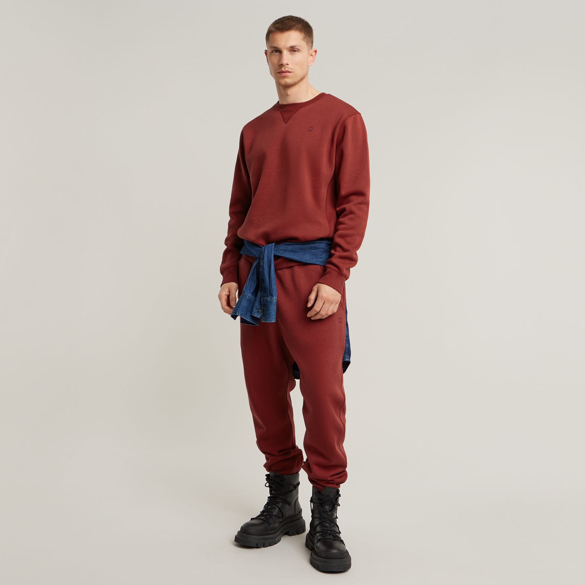 G-STAR Sweatshirt »Premium Core Pacior Sweat«, mit Ripp-Seiteneinsätzen