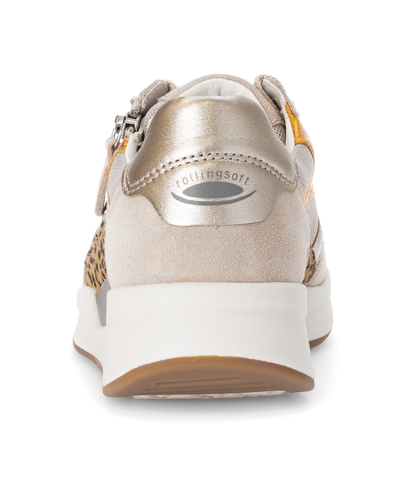rollingsoft Keilsneaker  , Freizeitschuh, Halbschuh, Schnürschuh mit Kontrastbesätzen, G-Weite
