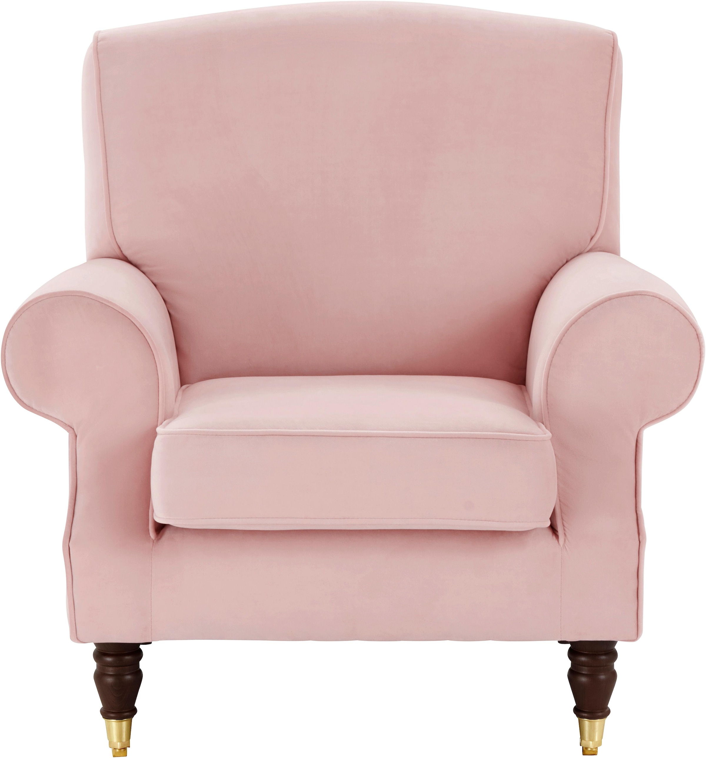 Home affaire Sessel »Rennes« in Samtoptik oder Baumwoll-Mix