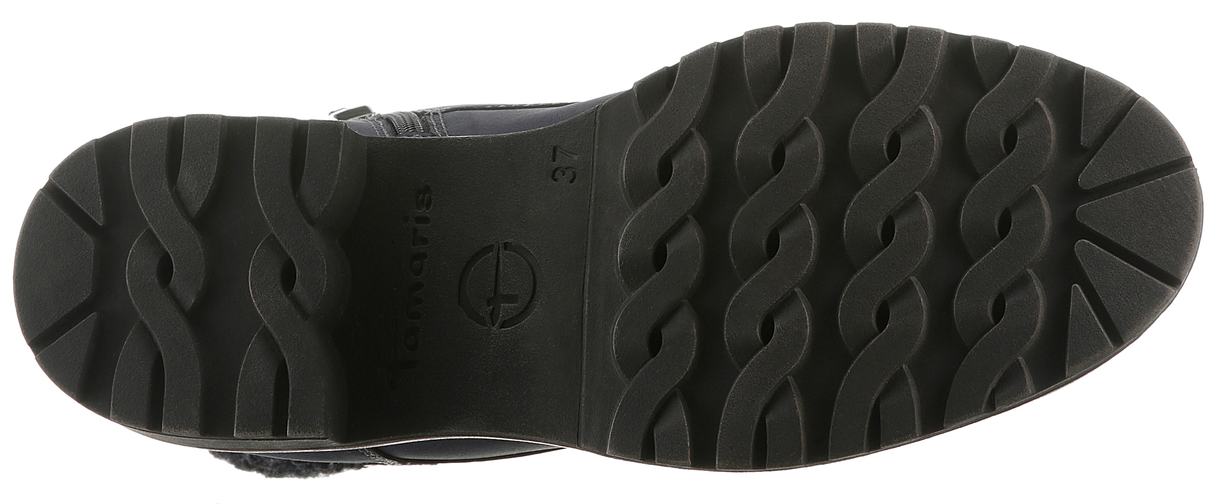 Tamaris Winterboots, Blockabsatz, Schnürboots, Winterstiefelette mit Duo Tex-Ausstattung