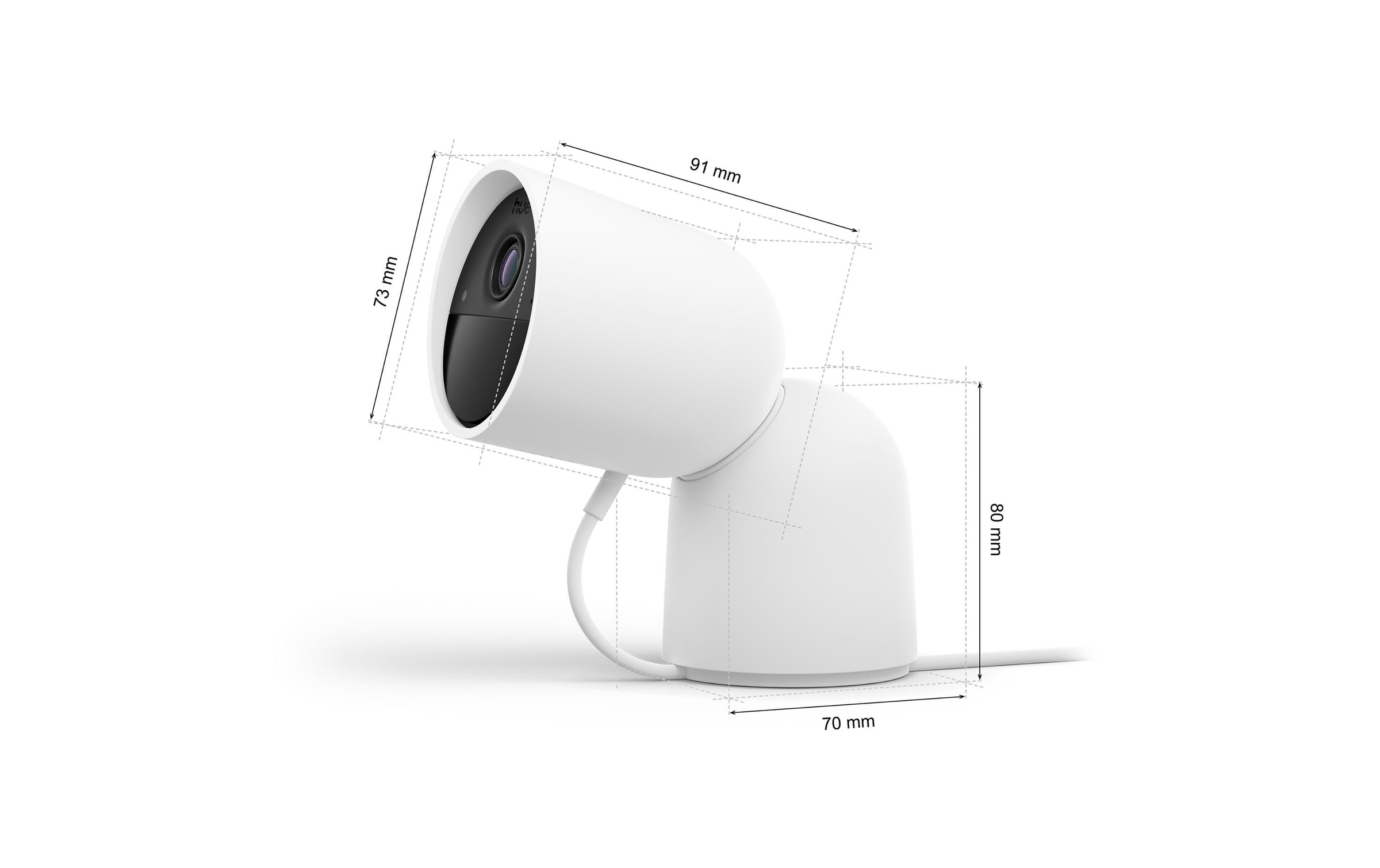   Caméra de surveillance »Secure Kamera 2k Desktop« Innenbereich