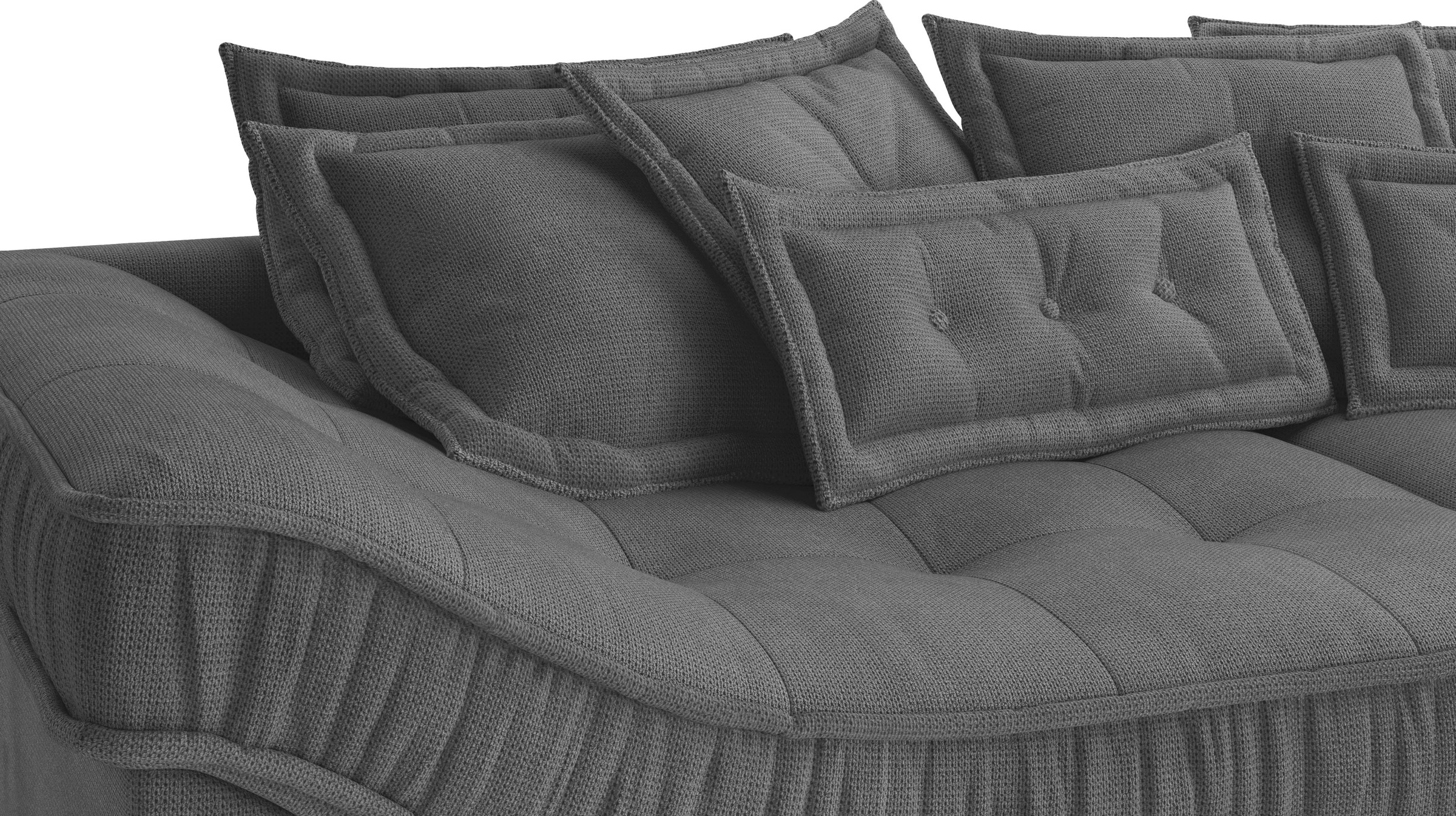 Mr. Couch Ecksofa »Diwan II, L-Form«, Wahlweise mit Kaltschaumpolsterung bis 140 kg belastbar