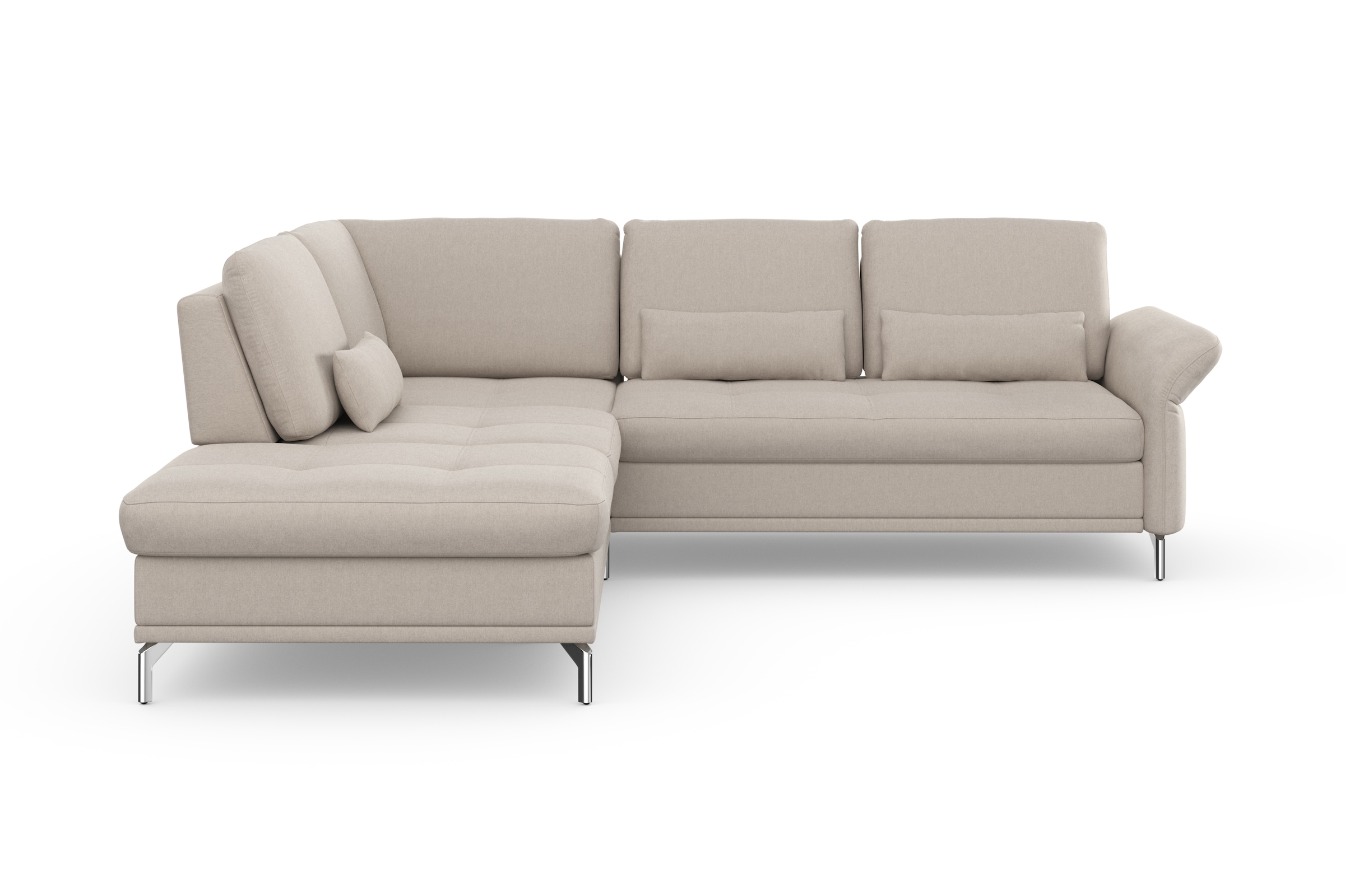 INOSIGN Ecksofa »Palm Beach L-Form« Federkern, mit Sitztiefenverstellung, wahlweise mit Bettfunktion