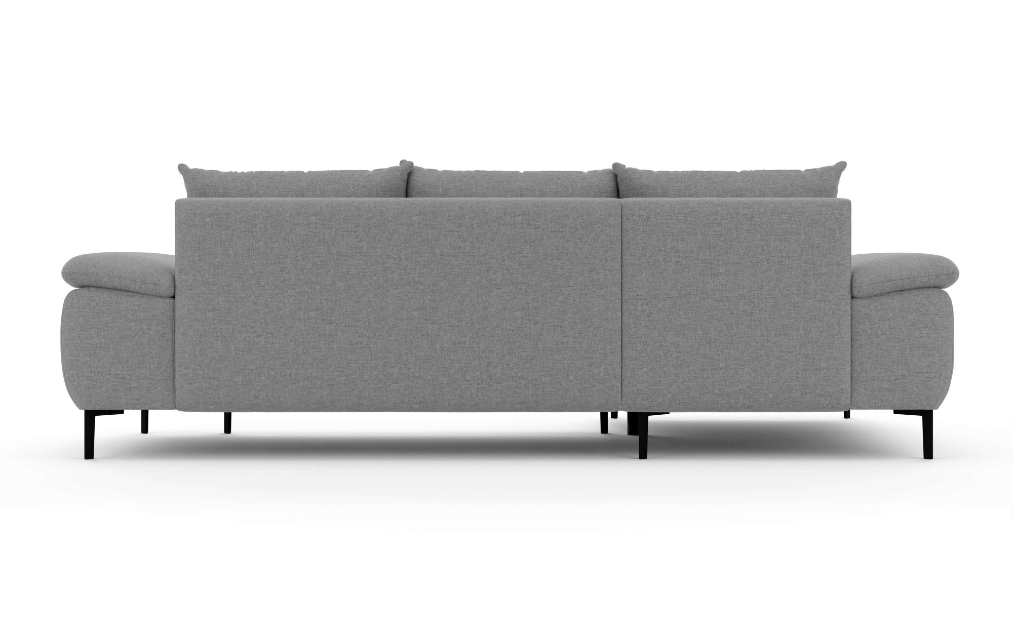Home affaire Ecksofa »DROMARA Schlafsofa mit Bettkasten, Masse: B/T/H 277/141/91 cm« L-Form mit Recamiere rechts/links bestellbar, Wellenunterfederung