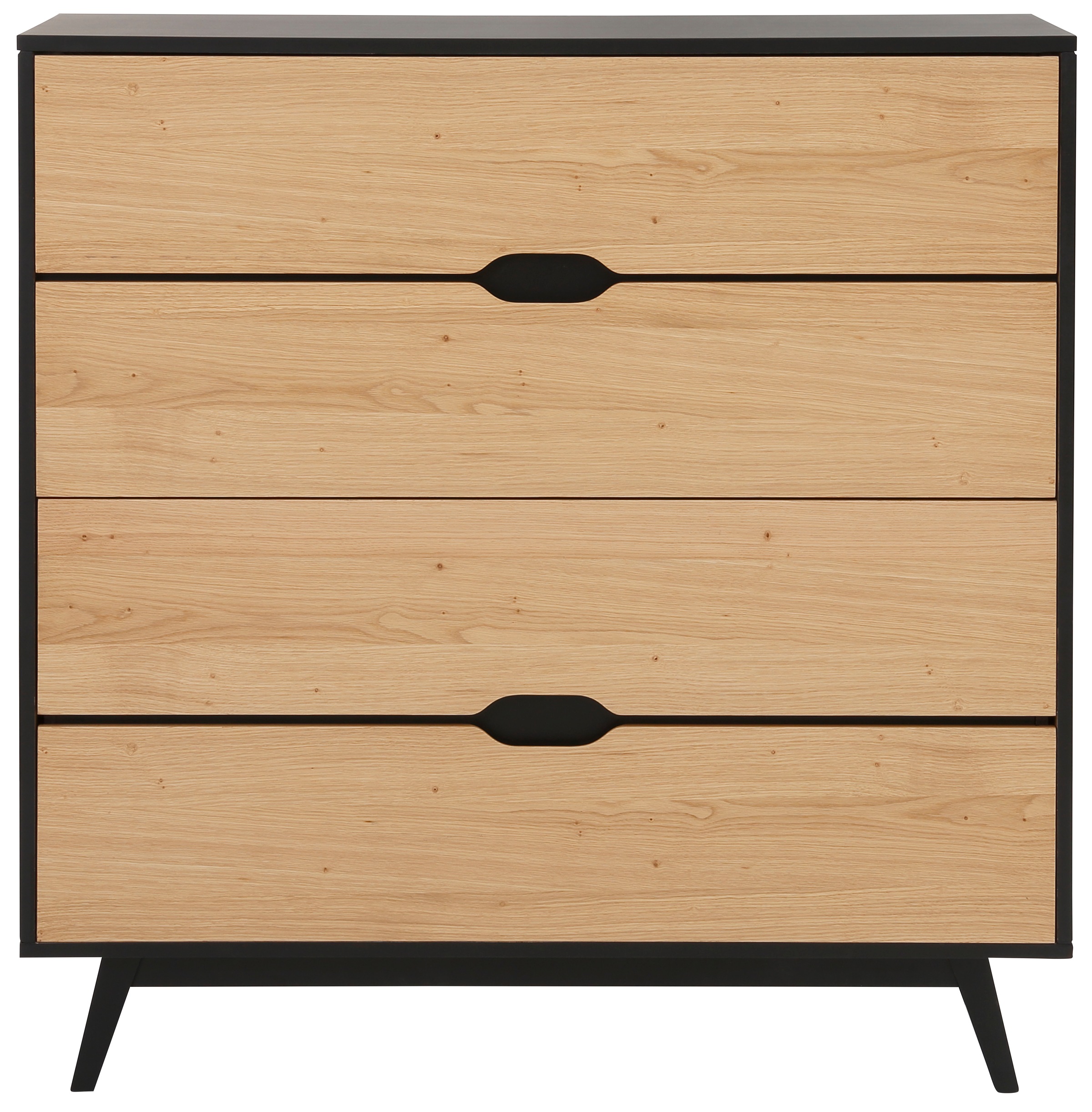 Image of Home affaire Kommode »Flow«, moderne Schubkastenkommode ohne Griffe, schöne Holzoptik, Höhe 112 cm bei Ackermann Versand Schweiz