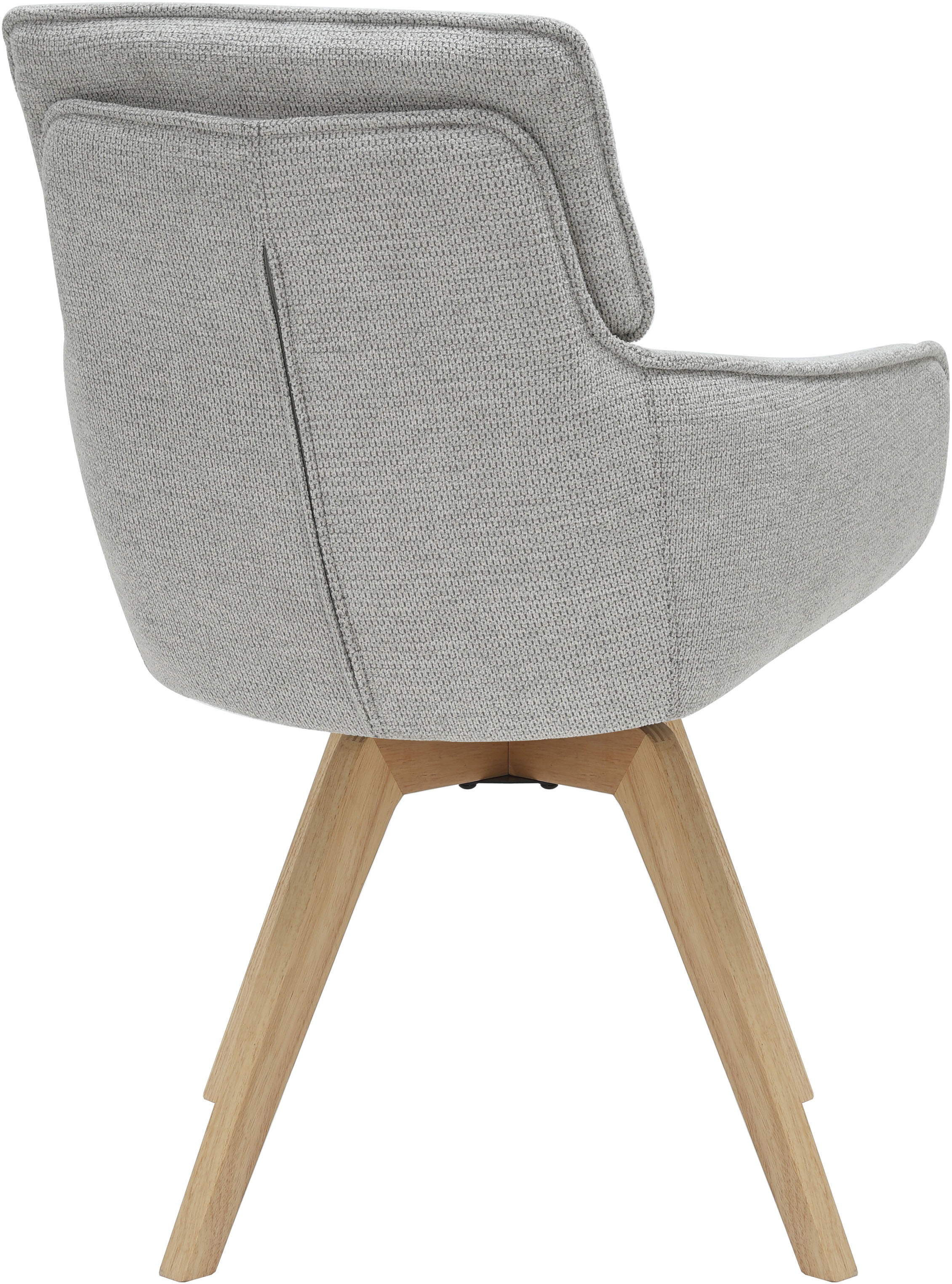 GOODproduct Chaise de salle à manger »Katelin« () 1 cuispflegeleichter Webstoff Bezug, pulverbeschichtetes Metallgestell
