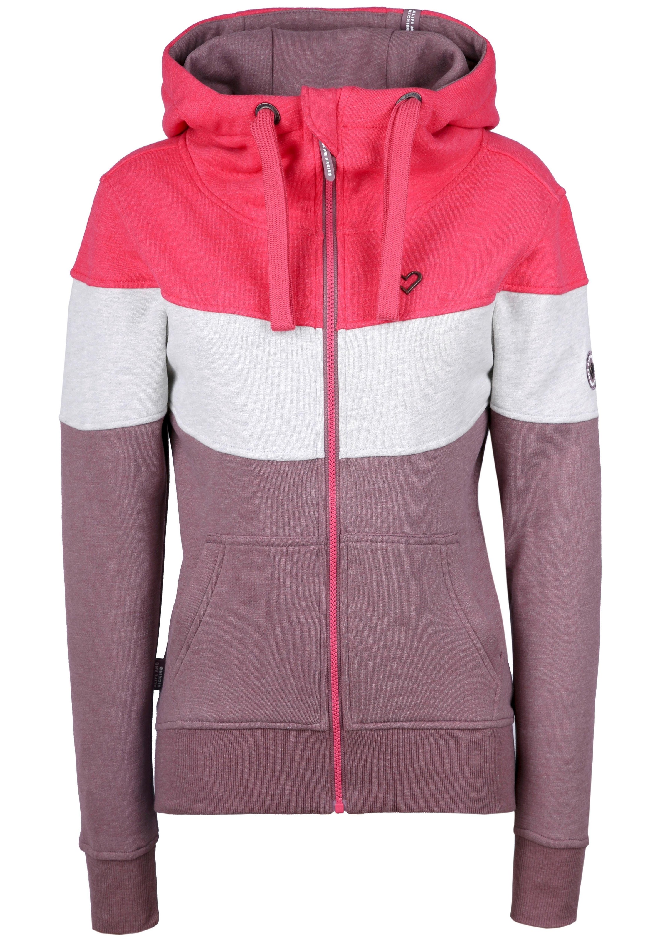 Image of Alife & Kickin Kapuzensweatjacke »PALINA«, modische Sweatjacke mit Kapuze im Colourblocking-Design bei Ackermann Versand Schweiz