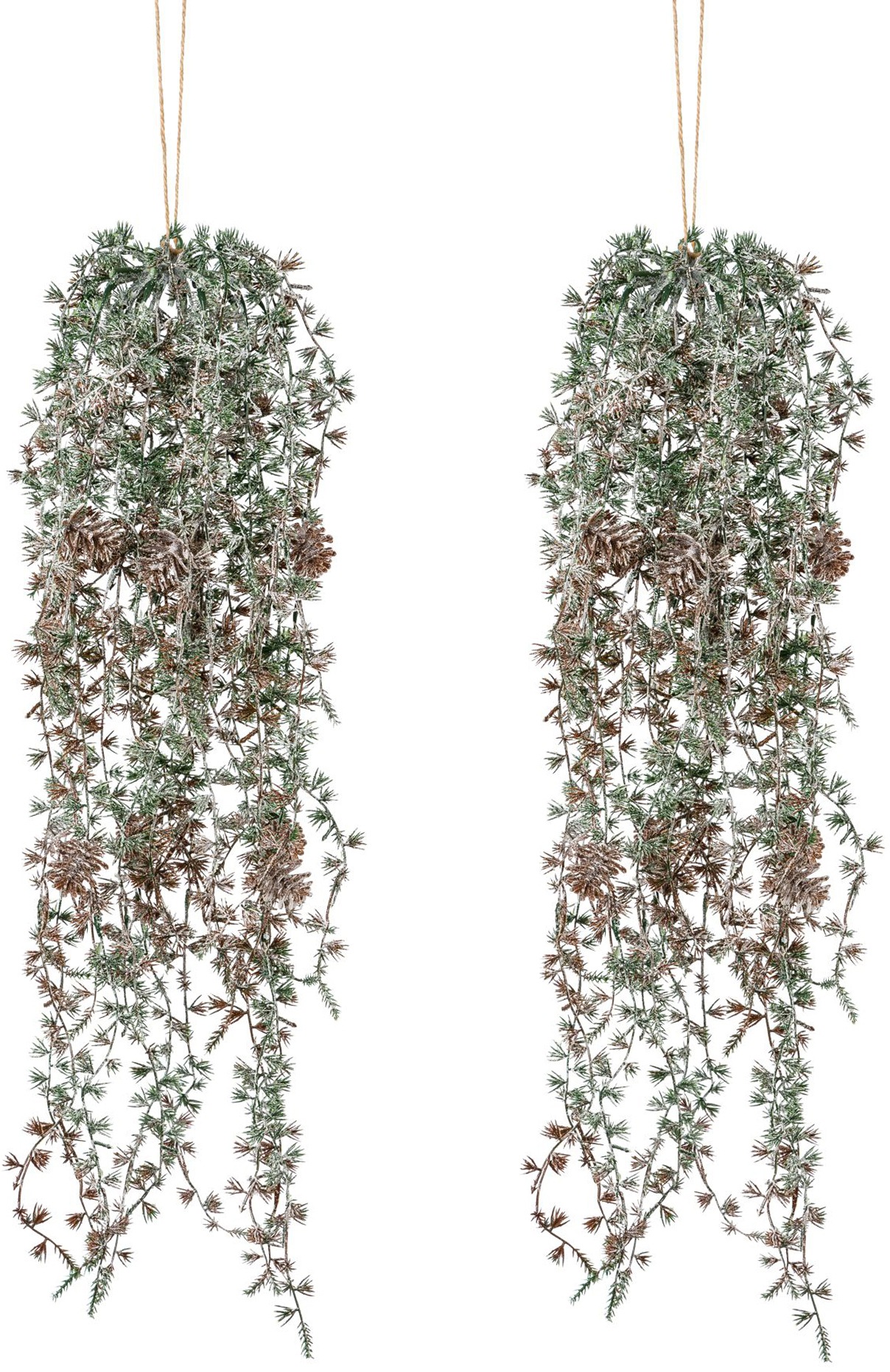 Image of Creativ deco Kunstranke, (Set, 2 St.), 2er Set, mit frostiger Optik bei Ackermann Versand Schweiz