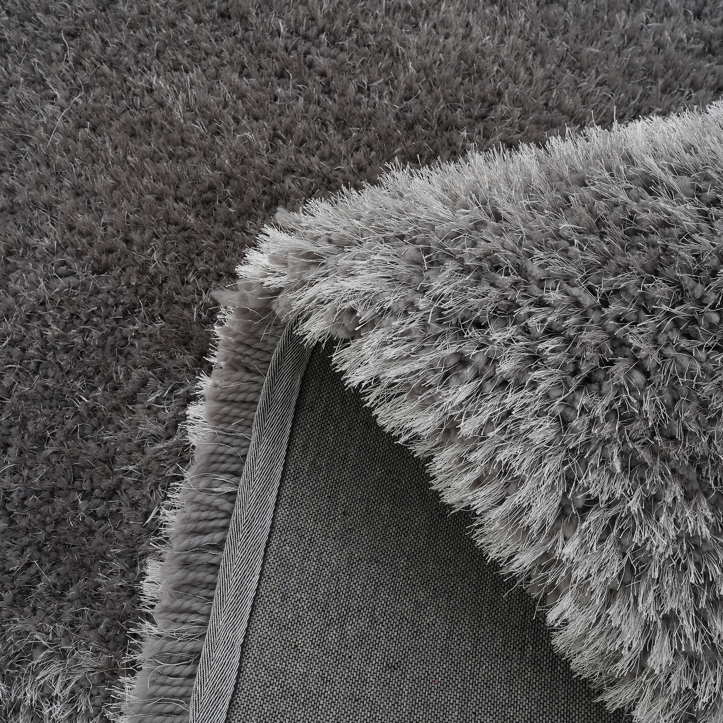 Guido Maria Kretschmer Home&Living Bettumrandung »Micro exclusiv Teppich, sehr hoher Flor, weich durch Mikrofaser«, (3 tlg.), Bettvorleger, Läufer-Set, weich, unifarben, Microfaser, Schlafzimmer