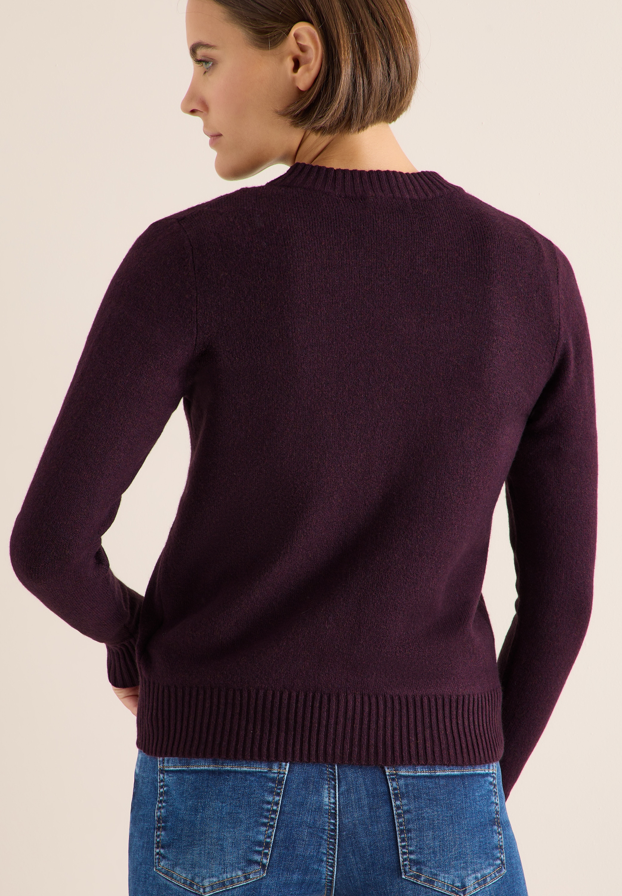 Cecil Cardigan mit Rippbündchen