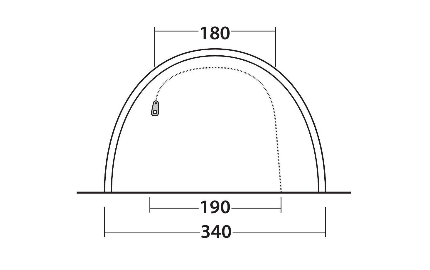 Outwell Tunnelzelt »Starhill 5A«, 5 Personen