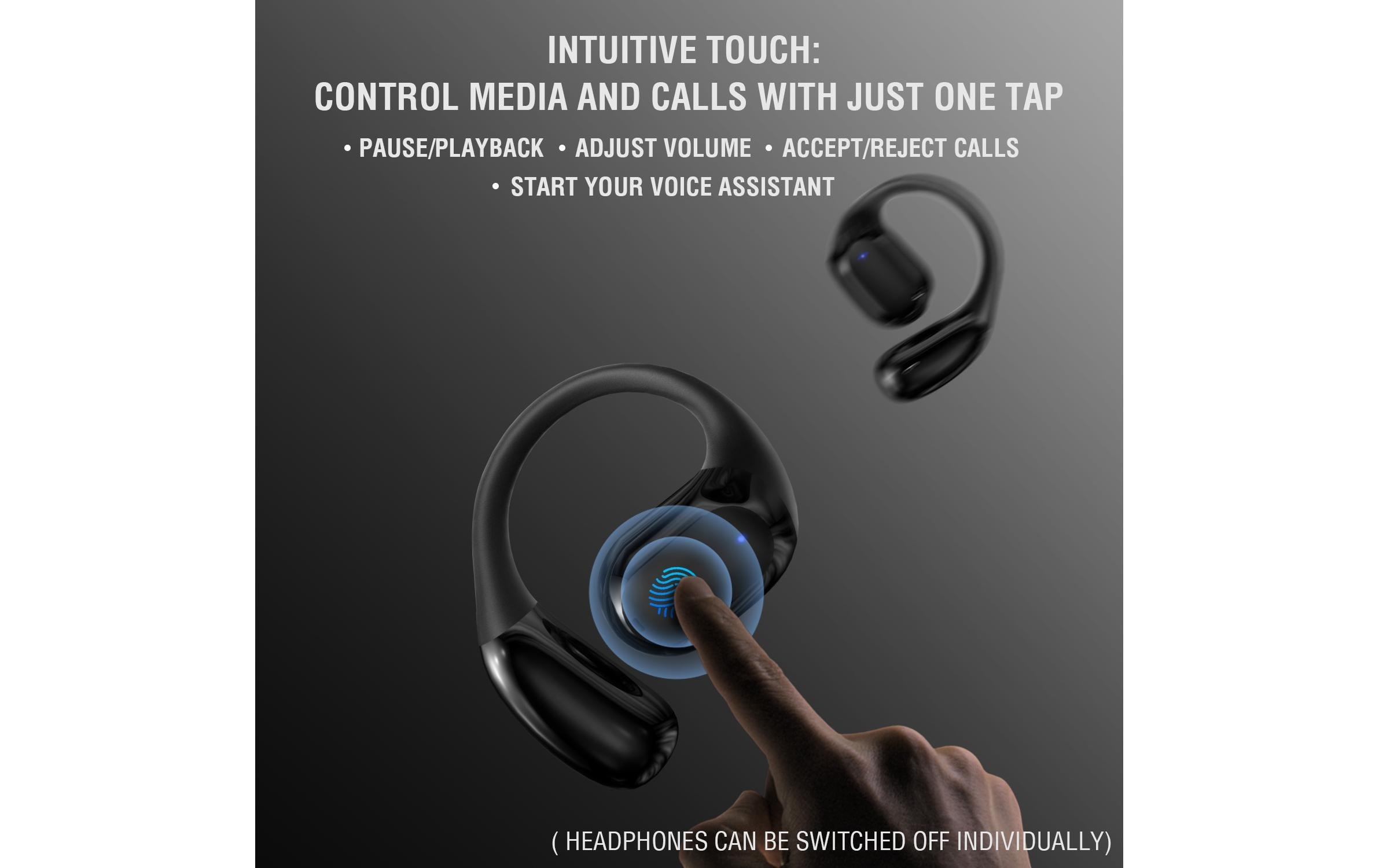 4smarts In-Ear-Kopfhörer »OWS SkyBuds Sport«