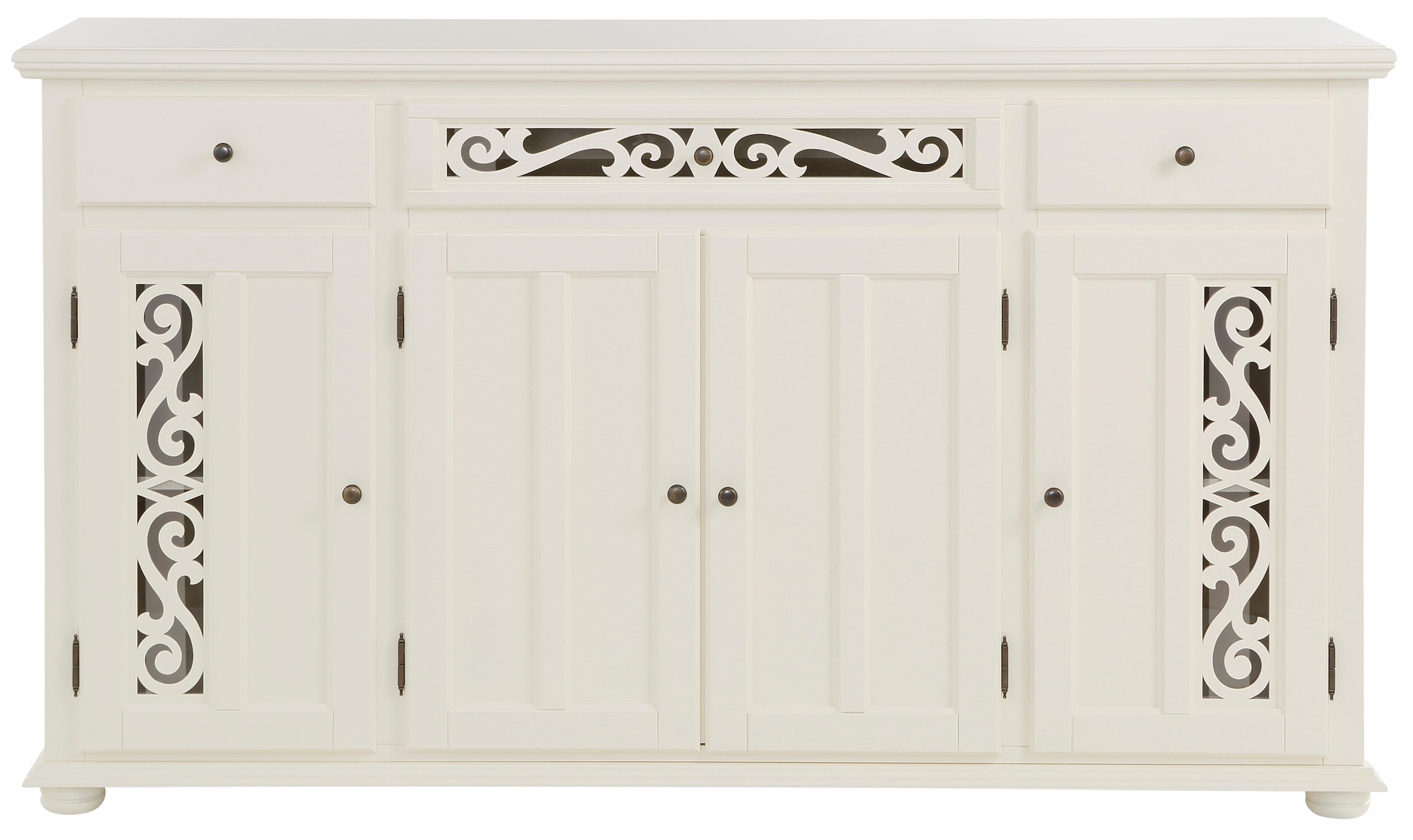 Home affaire Sideboard »Arabeske«, Kommode mit dekorativen Fräsungen, Breite 171cm