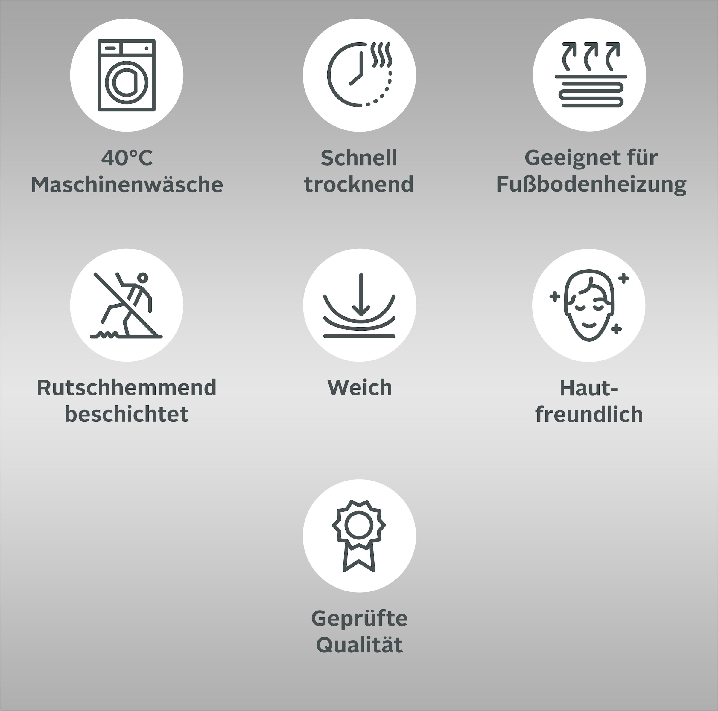 my home Badematte »Glitzer, Badvorleger, Badezimmer Teppich«, rutschhemmend beschichtet, fussbodenheizungsgeeignet-schnell trocknend-strapazierfähig, Badteppich, Akzente durch Glitzer-Garn