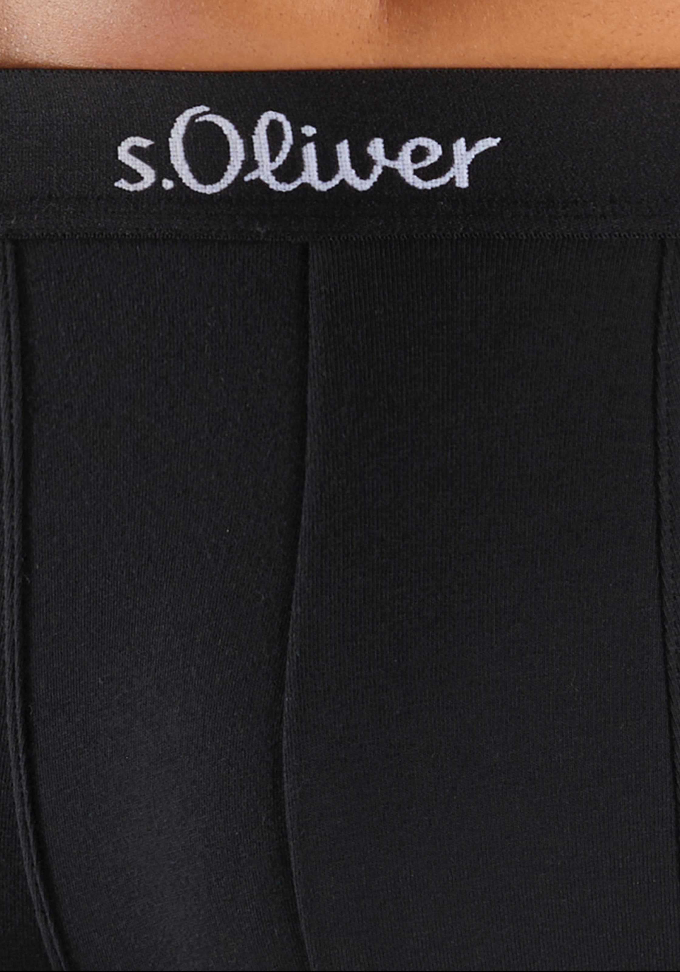 s.Oliver Langer Boxer »Boxershorts für Herren«, (Packung, 3 St.), mit längerem Bein