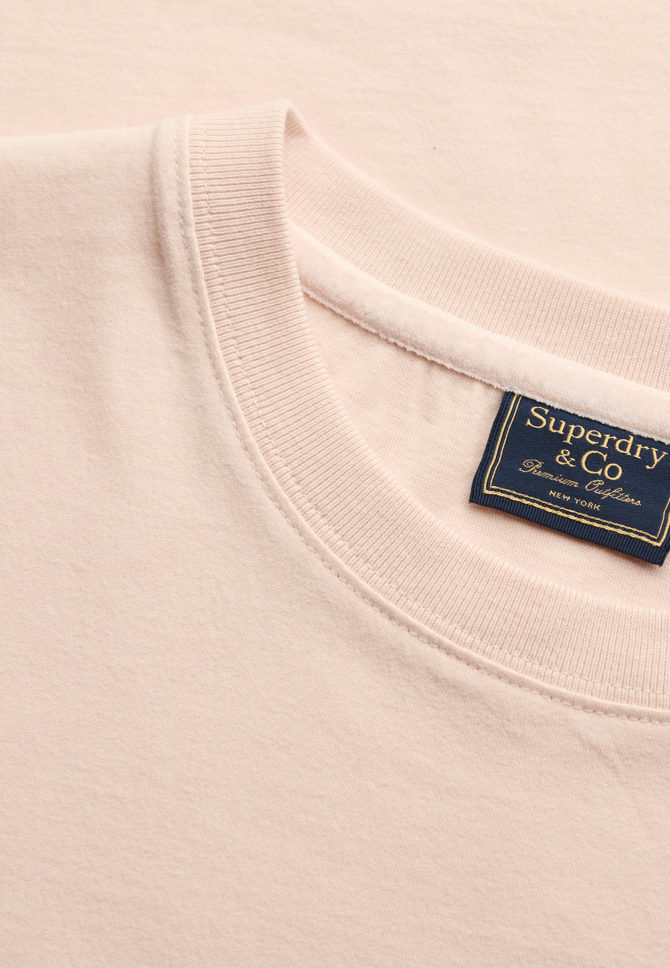 Superdry T-shirt »SIGNATURE EMB TEE« coton, coupe décontractée
