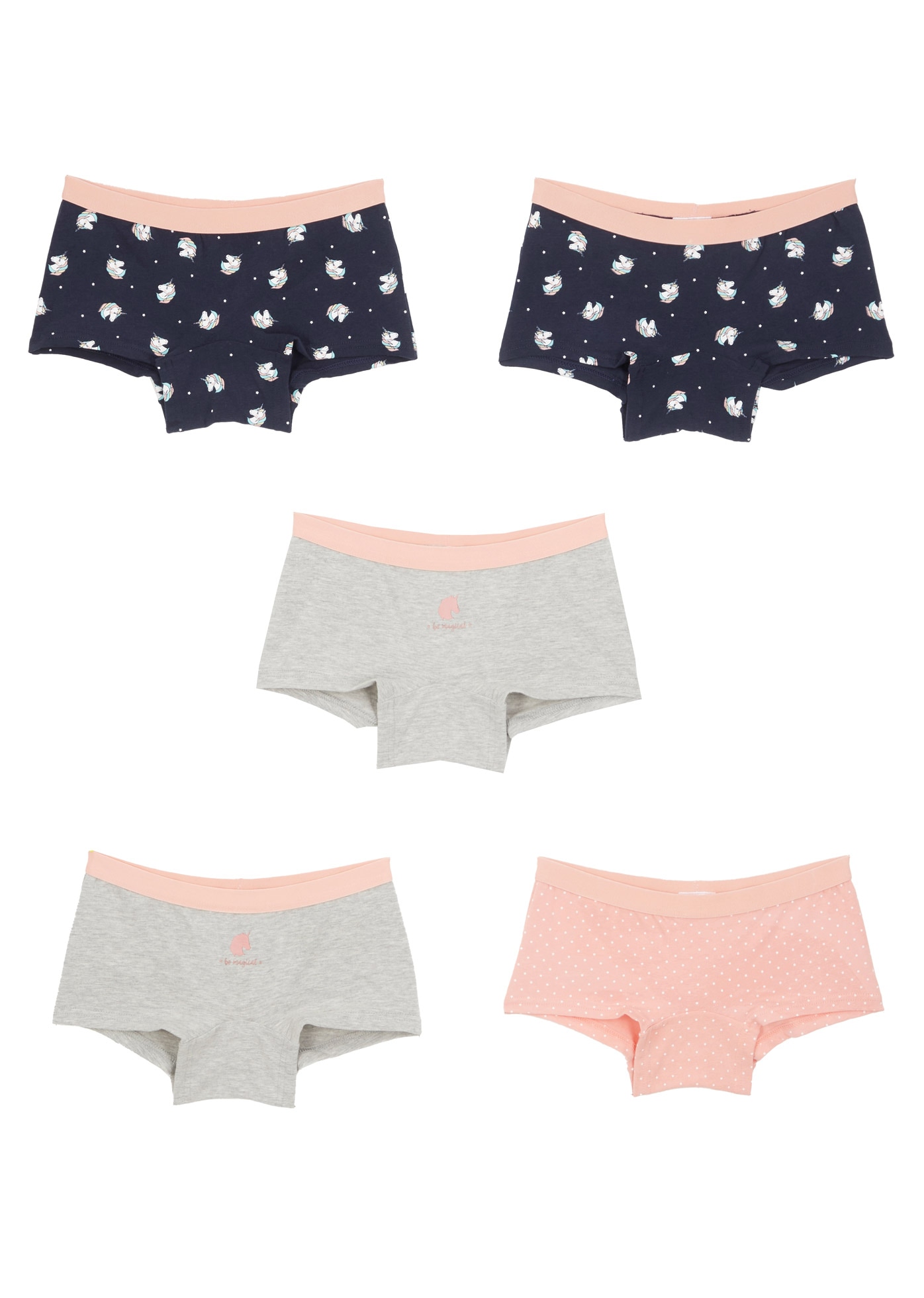 bonprix Panty, 5 Stk. Panty mit weicher Baumwolle (5er Pack)