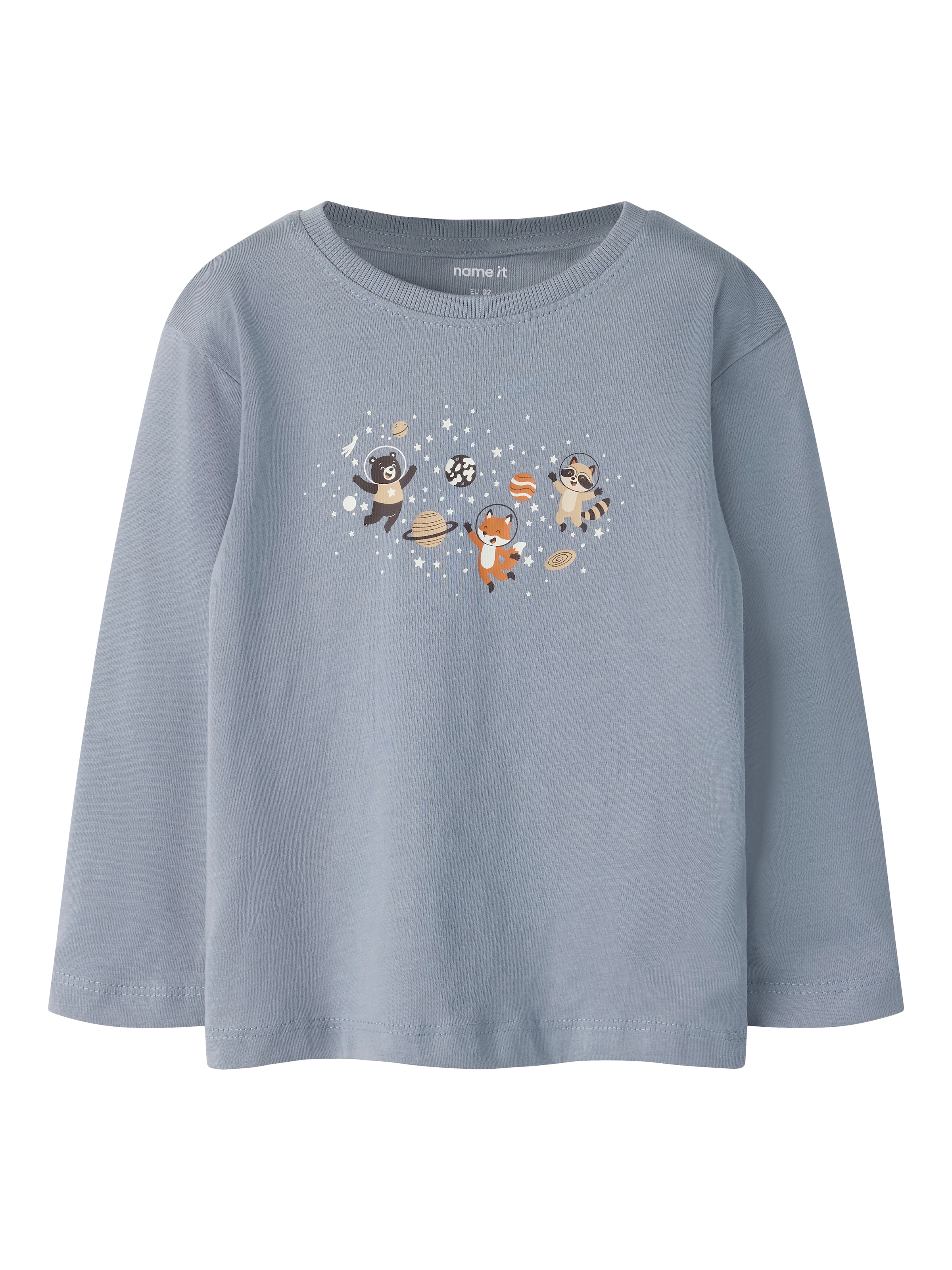 Image of Name It Langarmshirt "NMMVICTOR LS NREG TOP" Baumwolle, regular fit