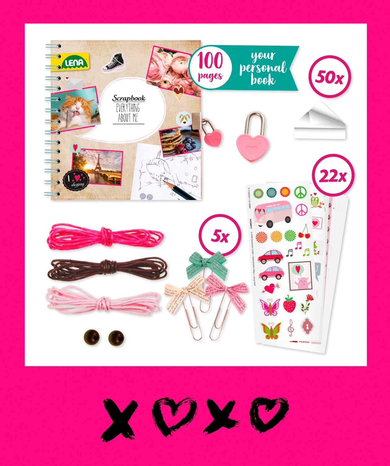 Lena® Kreativset »Scrapbook, gross«