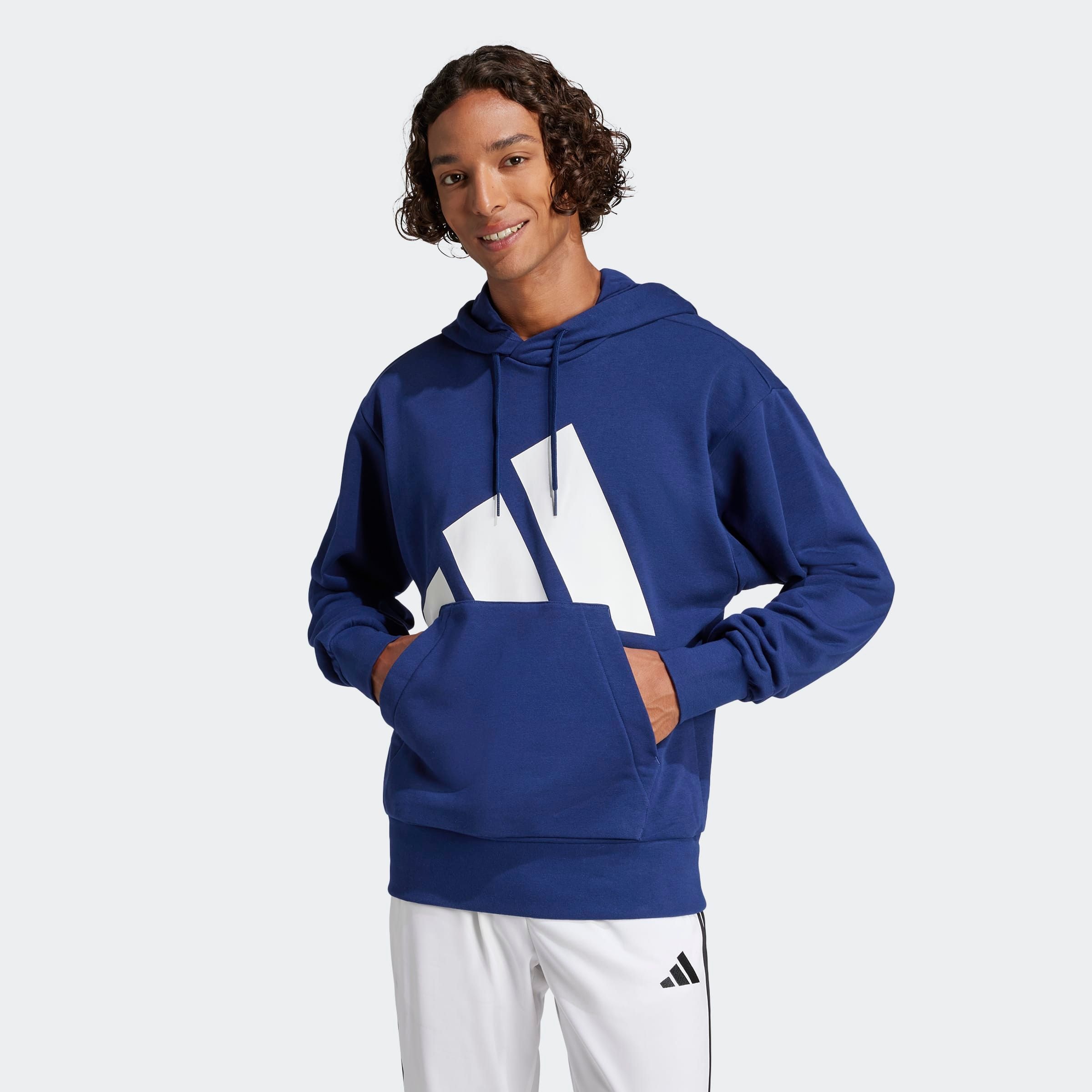 Image of adidas Sportswear Kapuzensweatshirt "ESSENTIALS BIG LOGO FRENCH TERRY HOODIE"