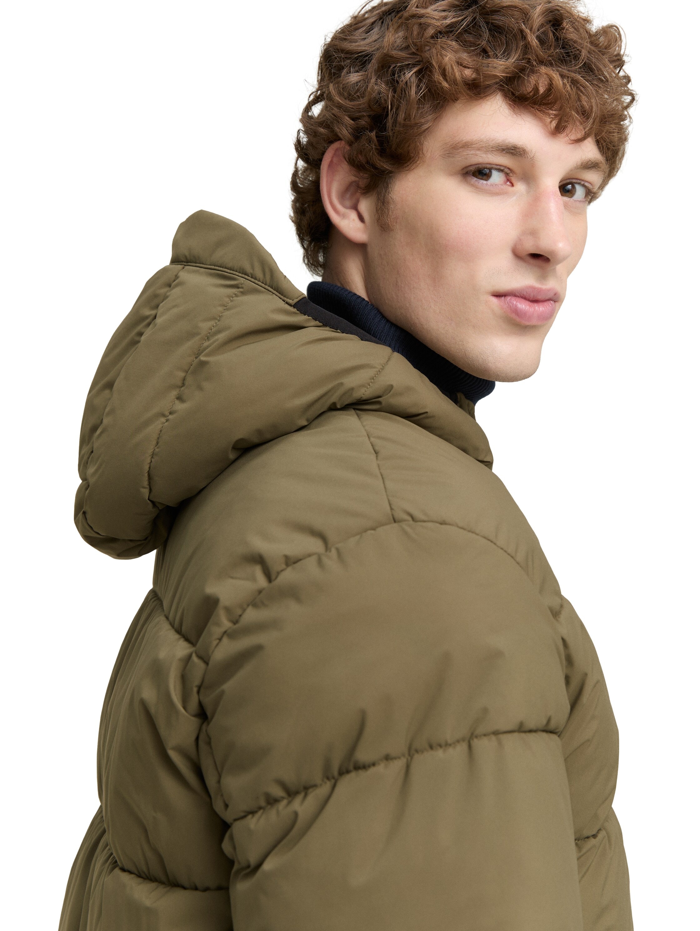 TOM TAILOR Denim Veste matelassée mit Kapuze mit Kapuze