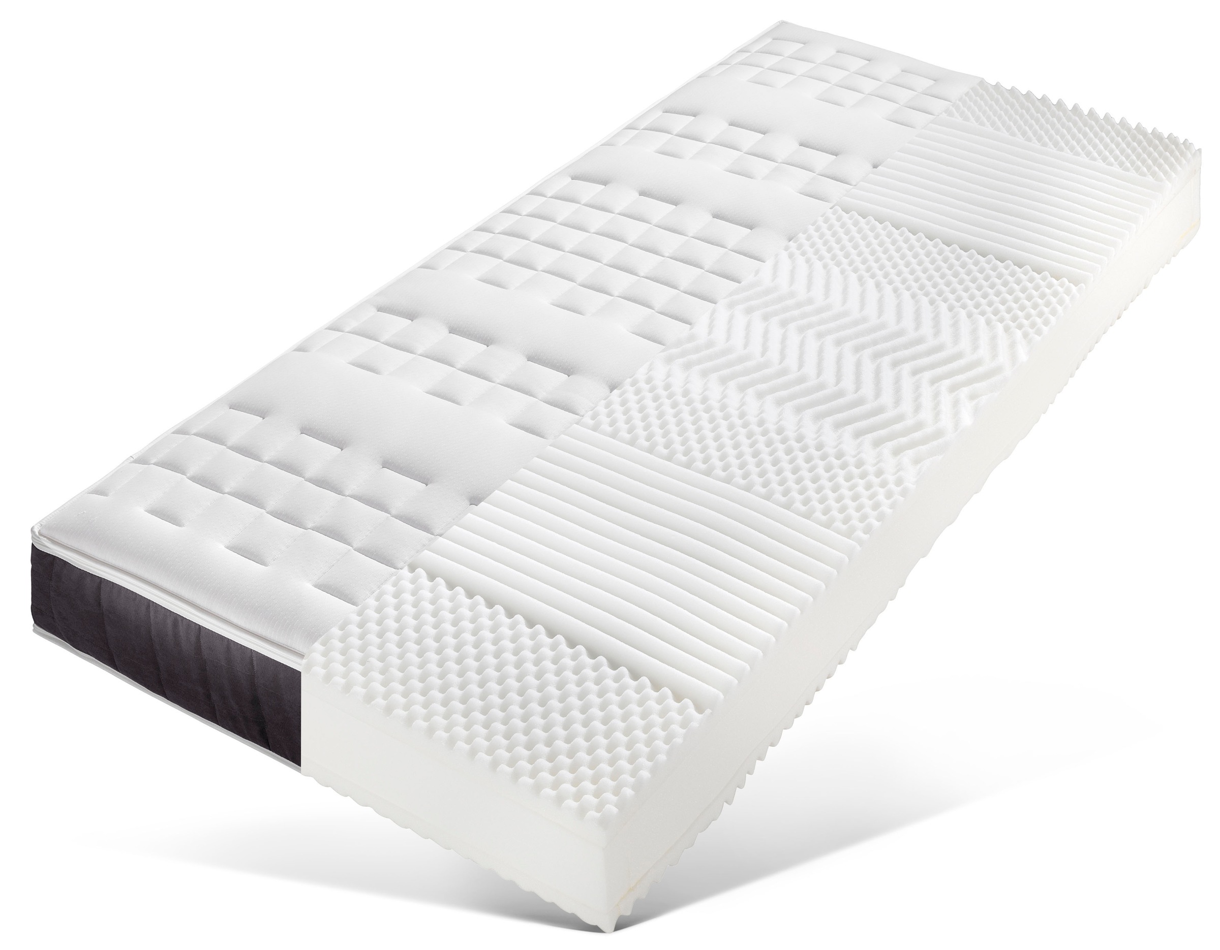 Image of DELAVITA Boxspringmatratze »Luther Anthrazit«, 24 cm cm hoch, Raumgewicht: 50 kg/m³, (1 St.), bietet den perfekten Wohlfühlkomfort bei Ackermann Versand Schweiz