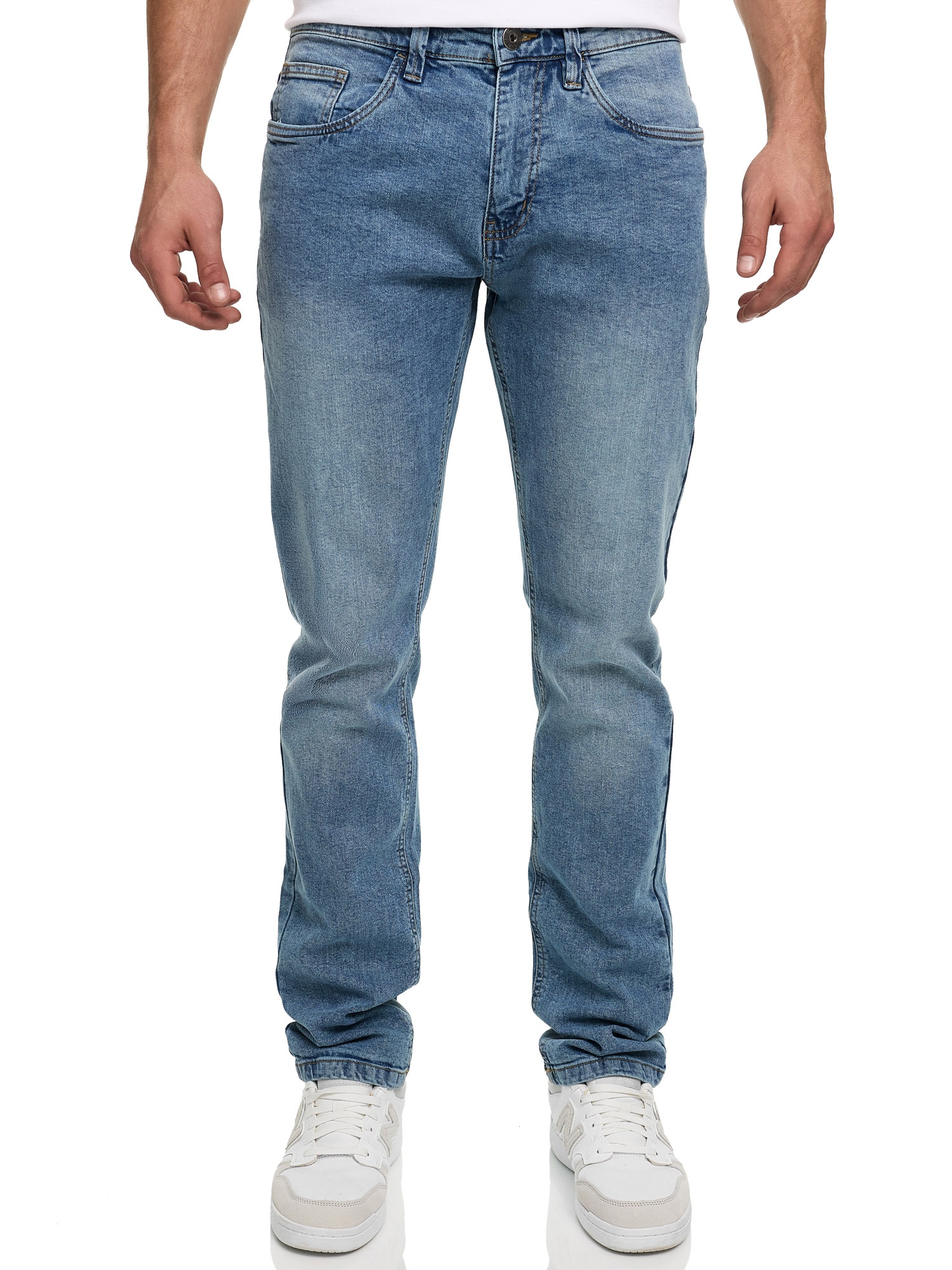 Image of Indicode Regular-fit-Jeans "INTony" Baumwollmischung, regular fit