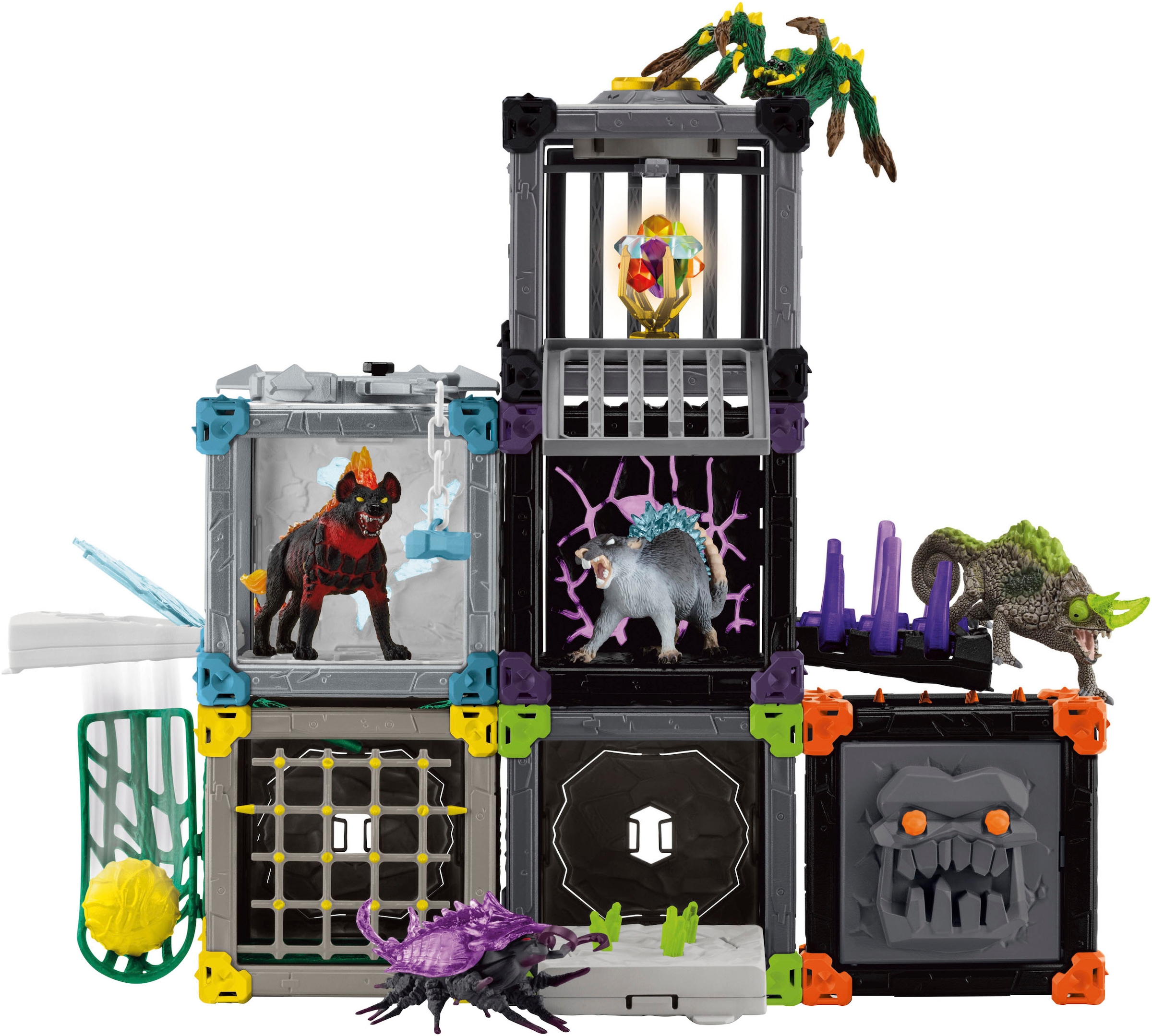 Schleich® Spielwelt »ELDRADOR® CREATURES, BattleCave Arena: Lava vs. Schatten (42673)«