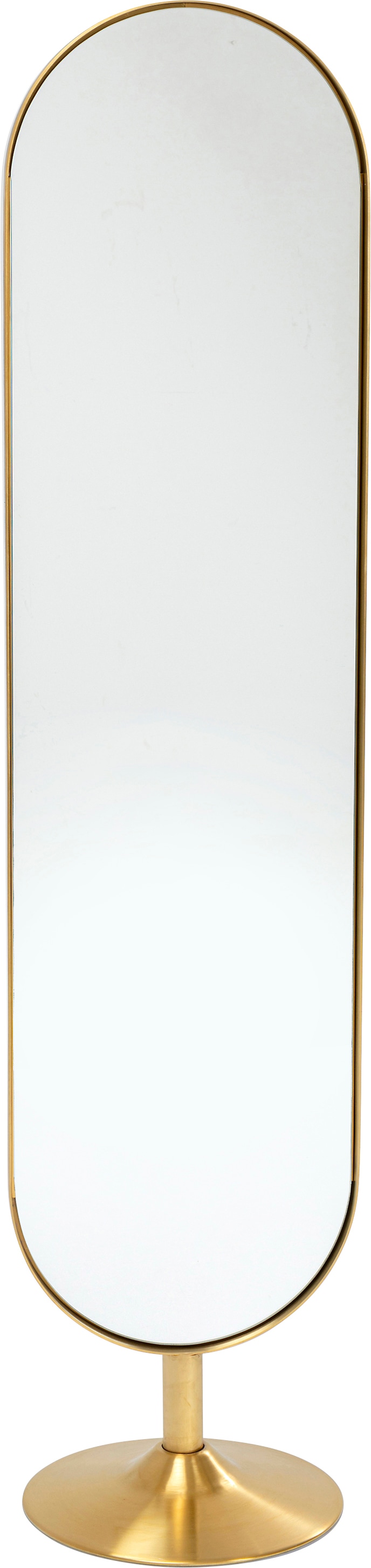 Kare Design Miroir mural »Standspiegel Curve Brass 40x170cm«
