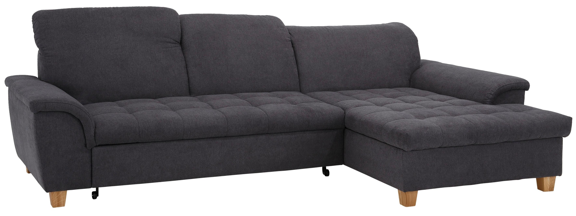 Home affaire Ecksofa »Lyla L-Form«, mit Recamiere, wahlweise mit Rückenfunktion und zusätzlich mit Bett