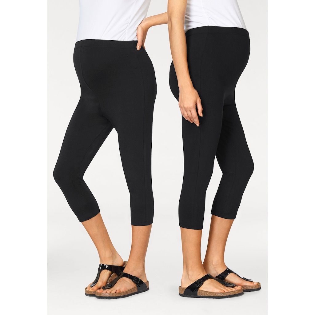 Neun Monate Umstandsleggings », Hose für Schwangerschaft und Stillzeit«, (Packung, 2 tlg.)