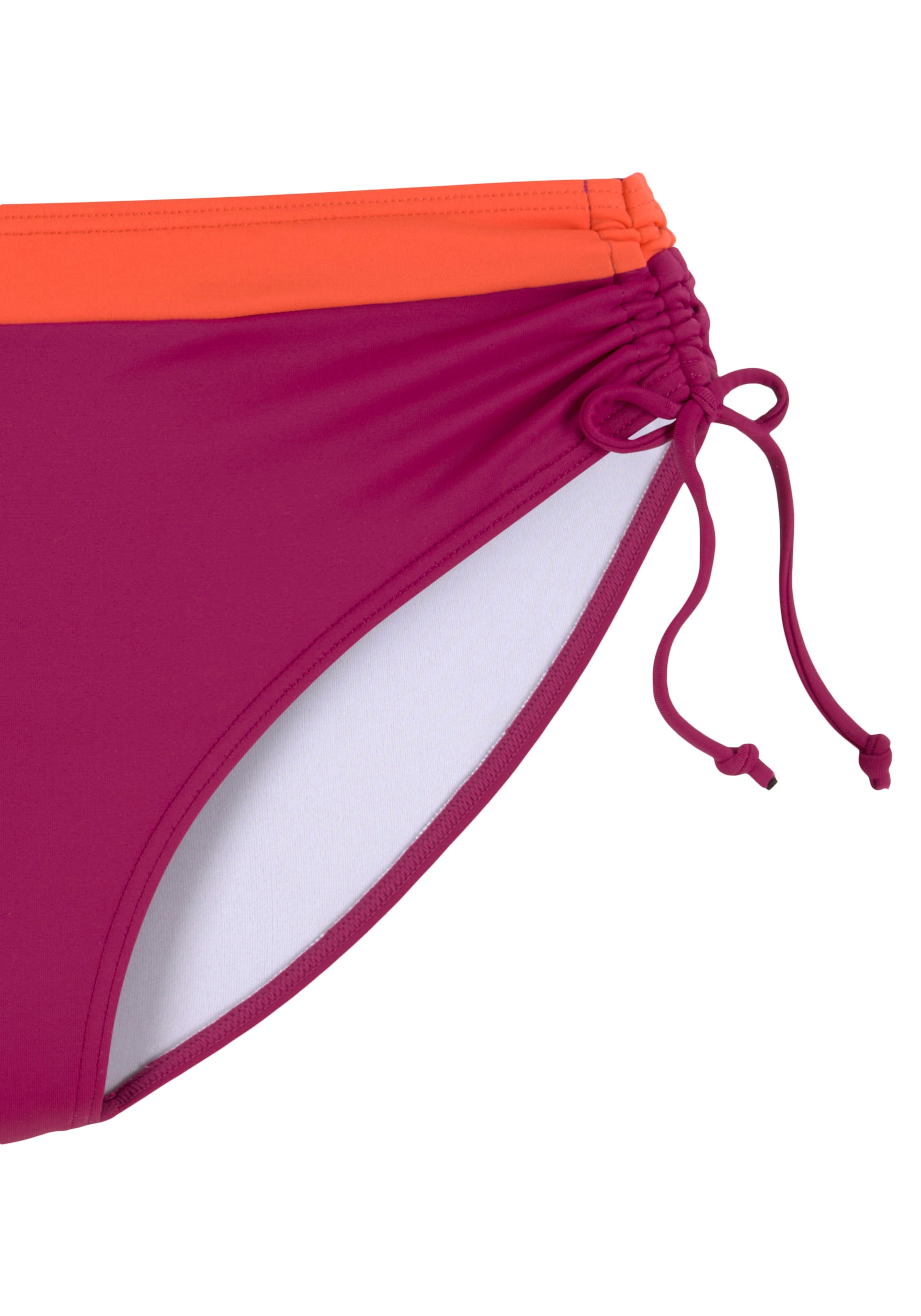 s.Oliver Bikini-Hose »Yella«, mit kontrastfarbenen Details und seitlich regulierbar