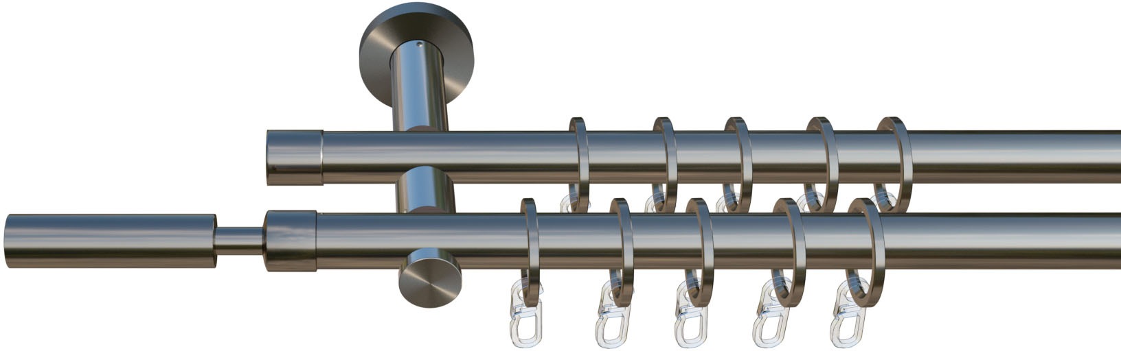 Image of indeko Gardinenstange »Kimberley«, 2 läufig-läufig, Wunschmasslänge bei Ackermann Versand Schweiz