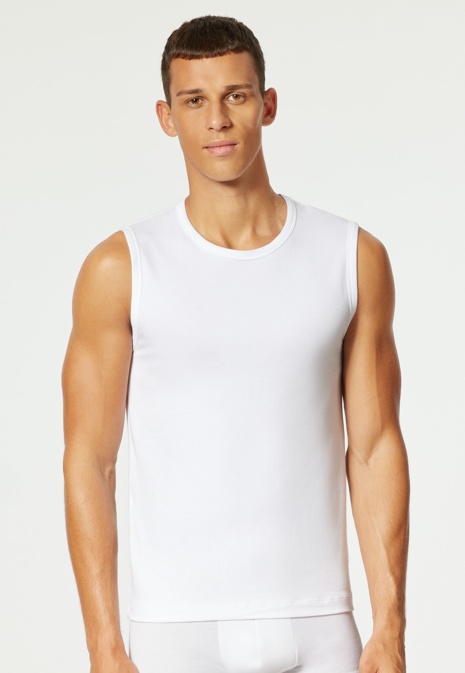 uncover by SCHIESSER Tanktop »UNCOVER Cotton«, (2er Pack), Cotton-Mix, elastisch, breite Träger, Doppelpack