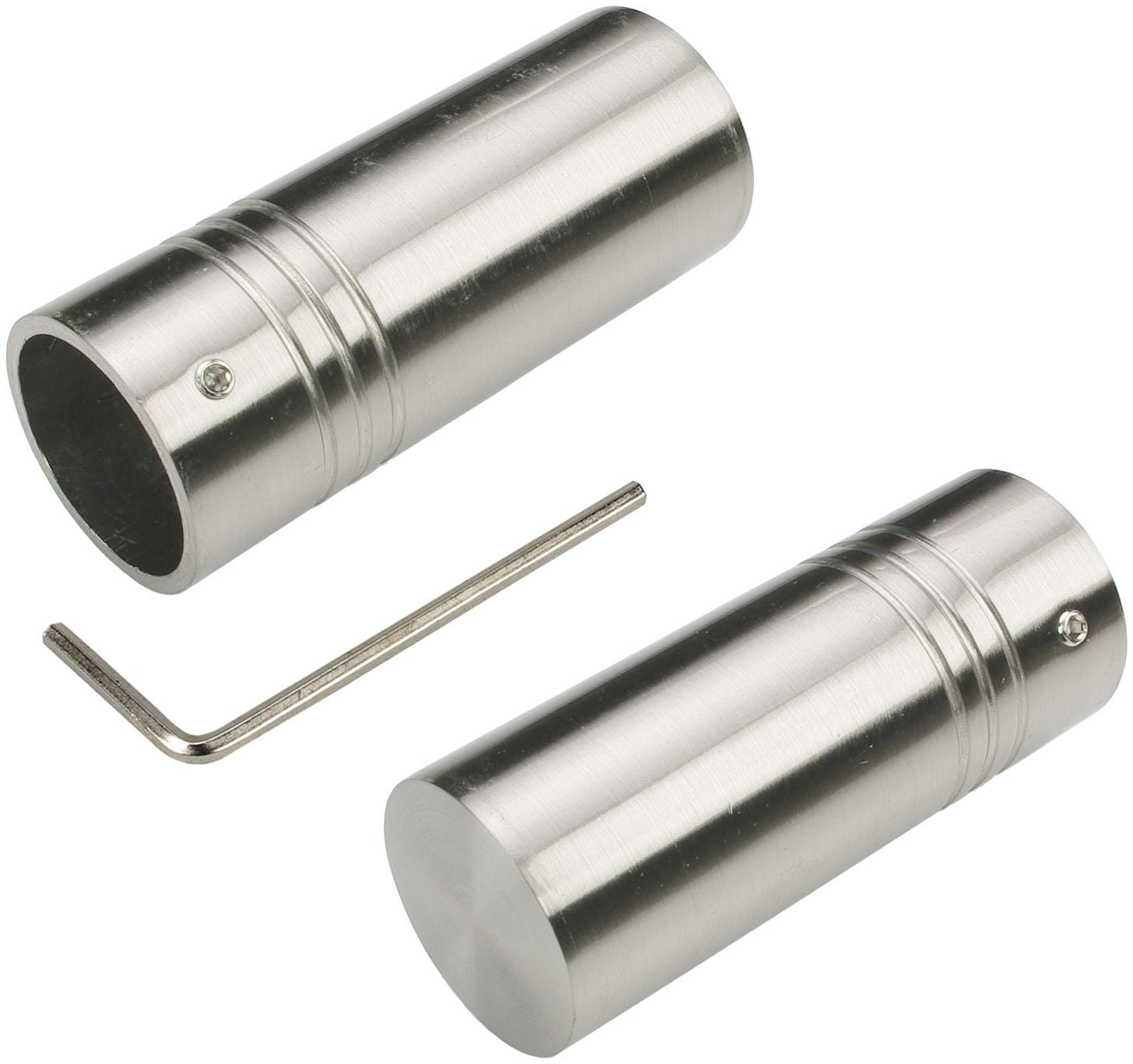 Liedeco Gardinenstange »CELZYLIN01SG1L«, 1 läufig-läufig, Fixmass, 1-läufig im Fixmass Ø 25 mm