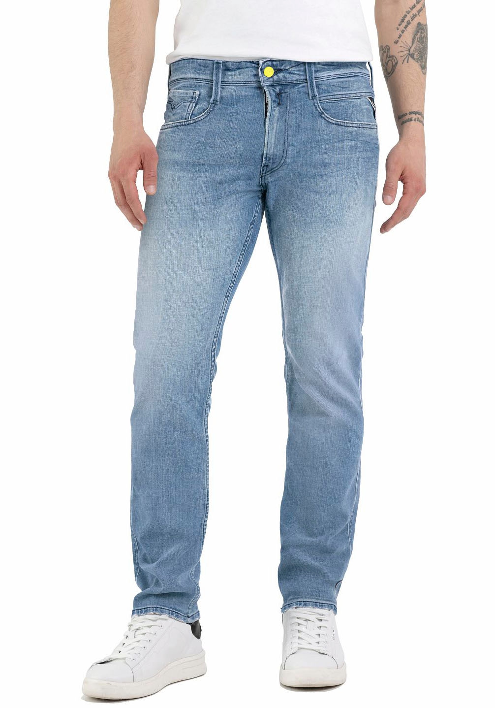 Replay Slim-fit-Jeans »ANBASS HYPERFLEX BIO«