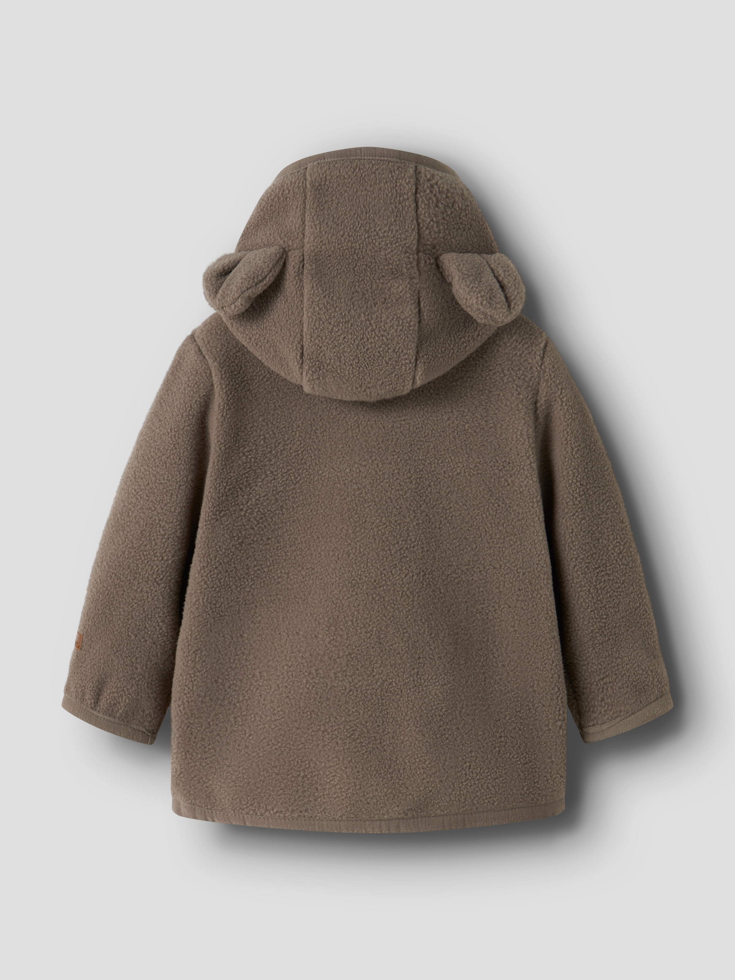 Name It Veste à capuche en polaire »NBNMEEKO FLEECE JACKET MELANGE« avec capuche polaire, fermeture éclair avec protège-menton