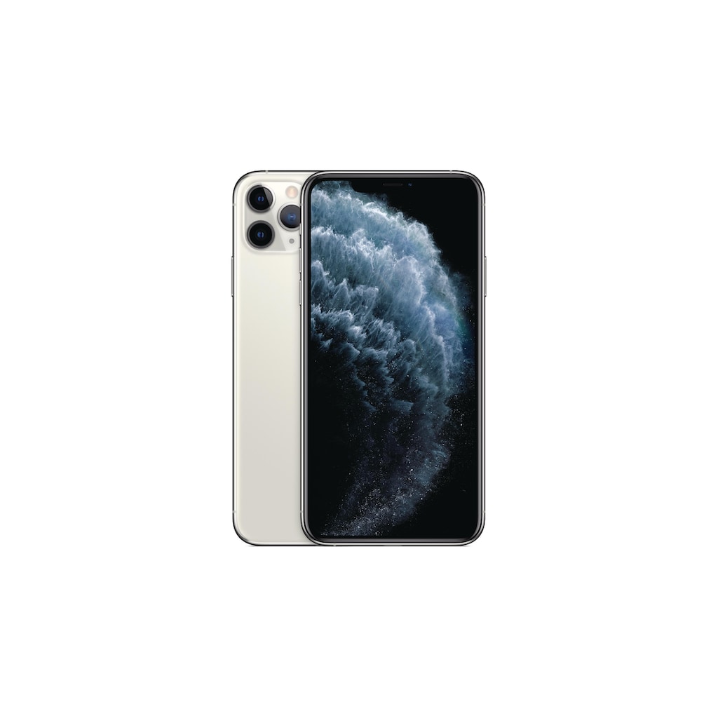 Apple Smartphone »iPhone 11 Pro Max 64GB«, silberfarben, 16,5 cm/6,5 Zoll, 12 MP Kamera