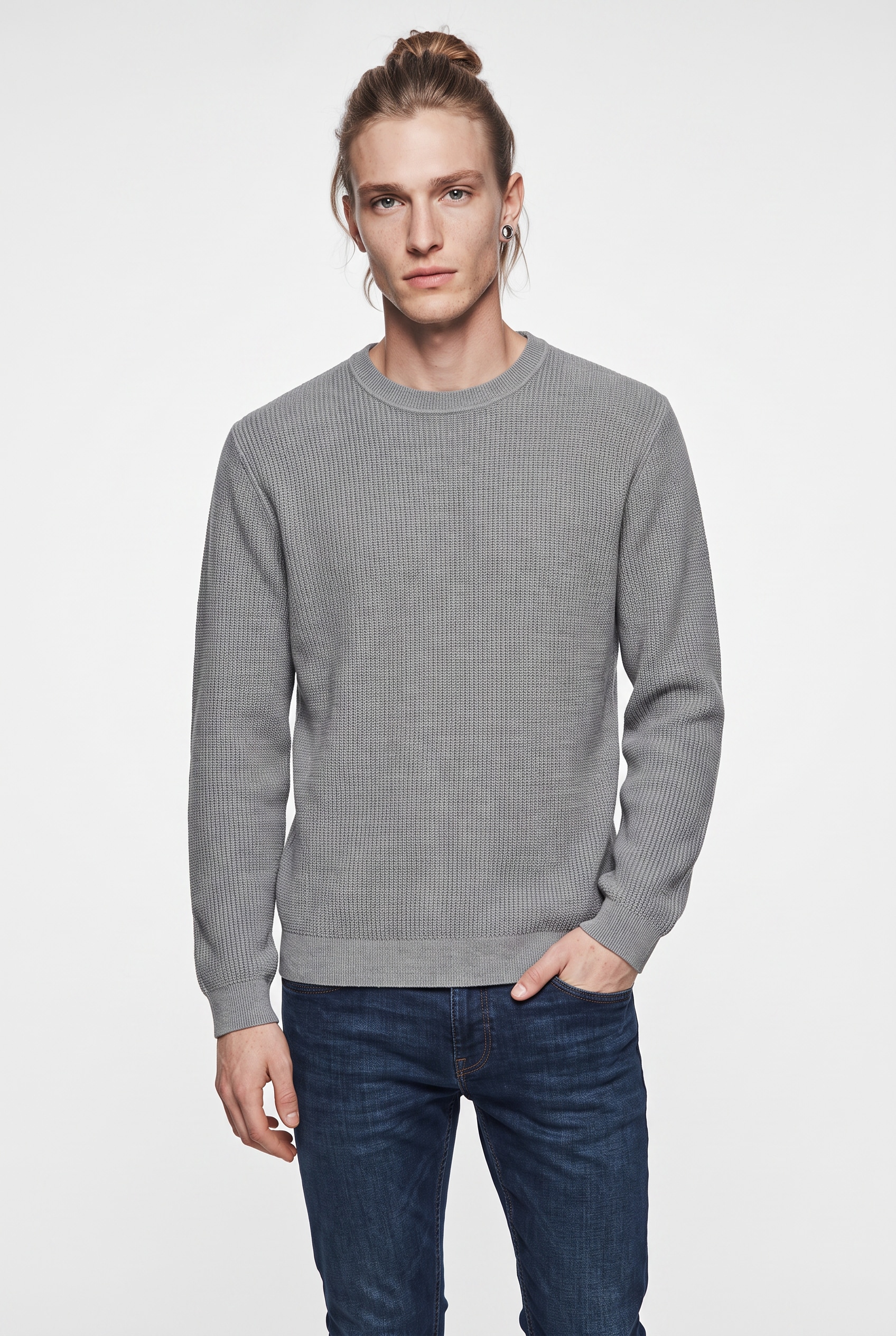 Jack & Jones Rundhalspullover »JPRBLACONNOR KNIT CREW NECK« Baumwolle, regular fit