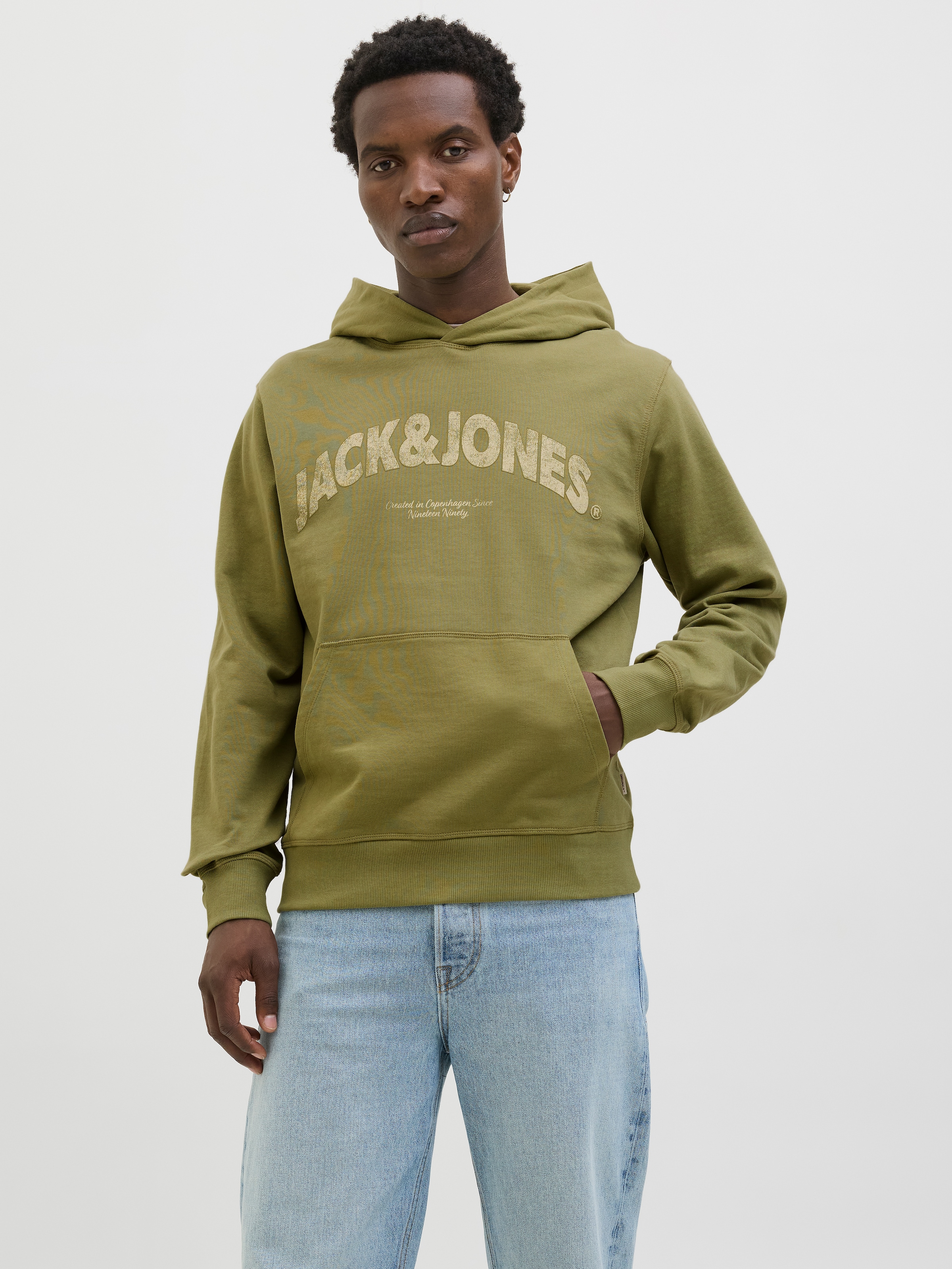 Image of Jack & Jones Kapuzensweatshirt "JORALMERIA SWEAT HOOD", mit Logo Print